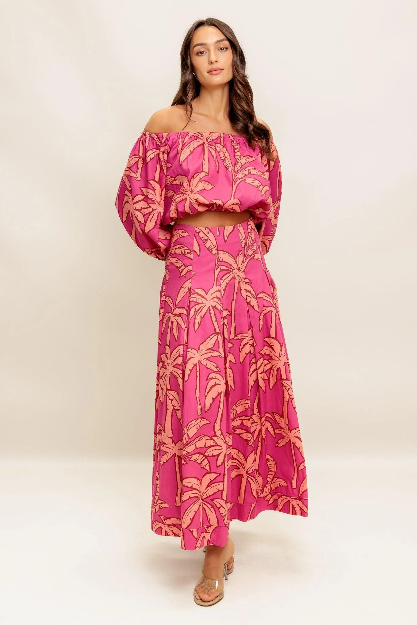 Paradise Match Woven Top and Skirt Set - Image 5