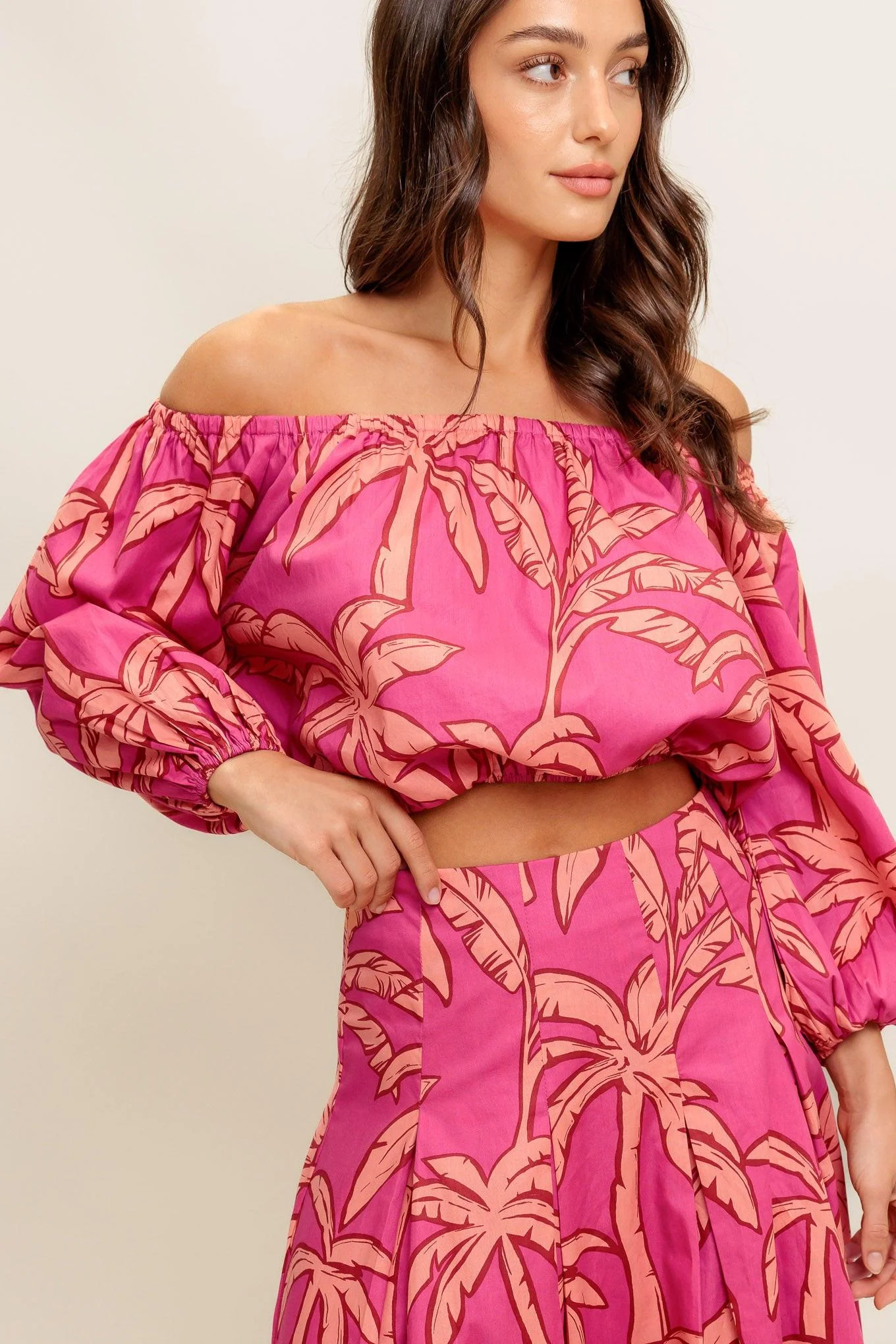 Paradise Match Woven Top and Skirt Set - Image 7