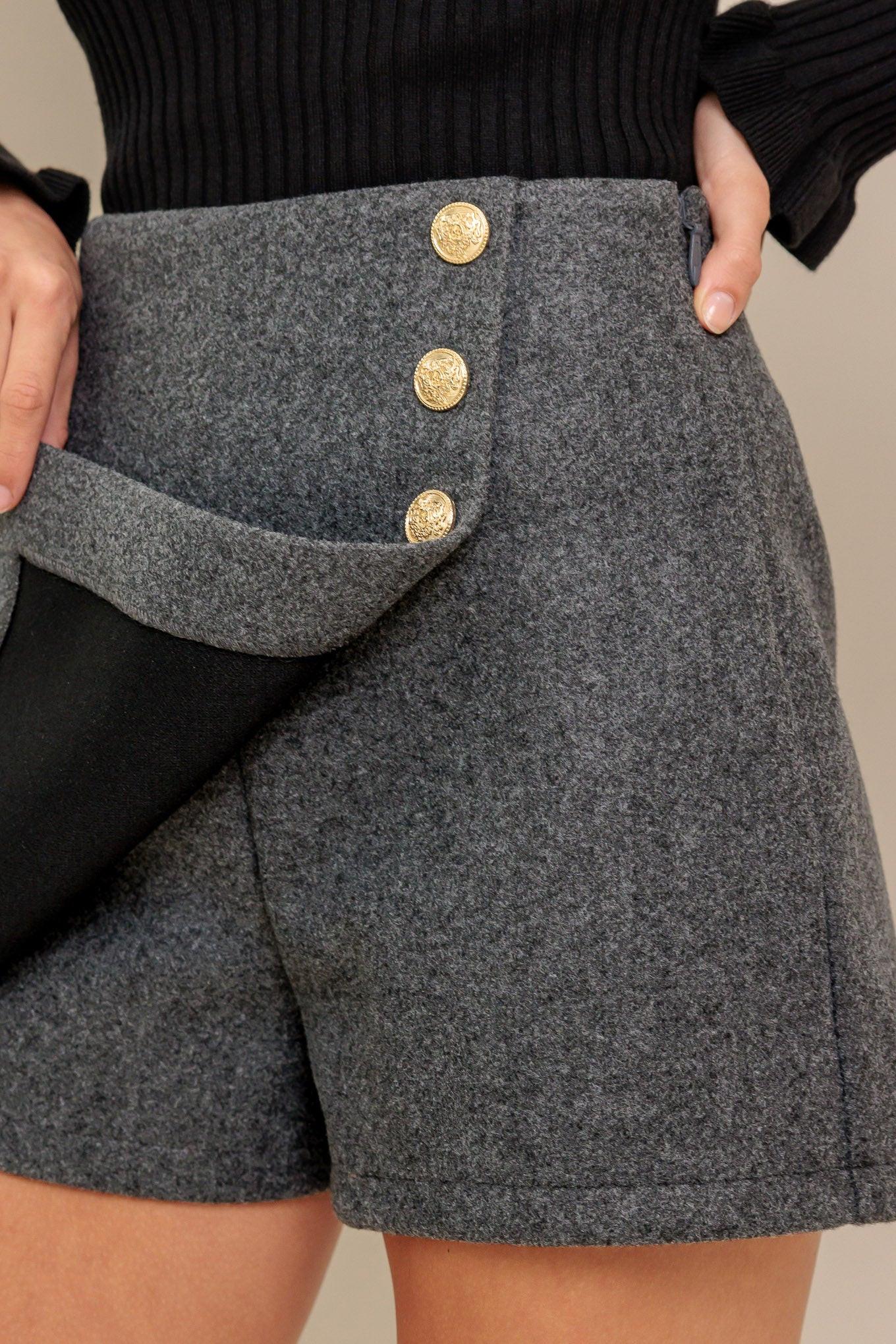 Paris Structure Woven Skort - Image 2