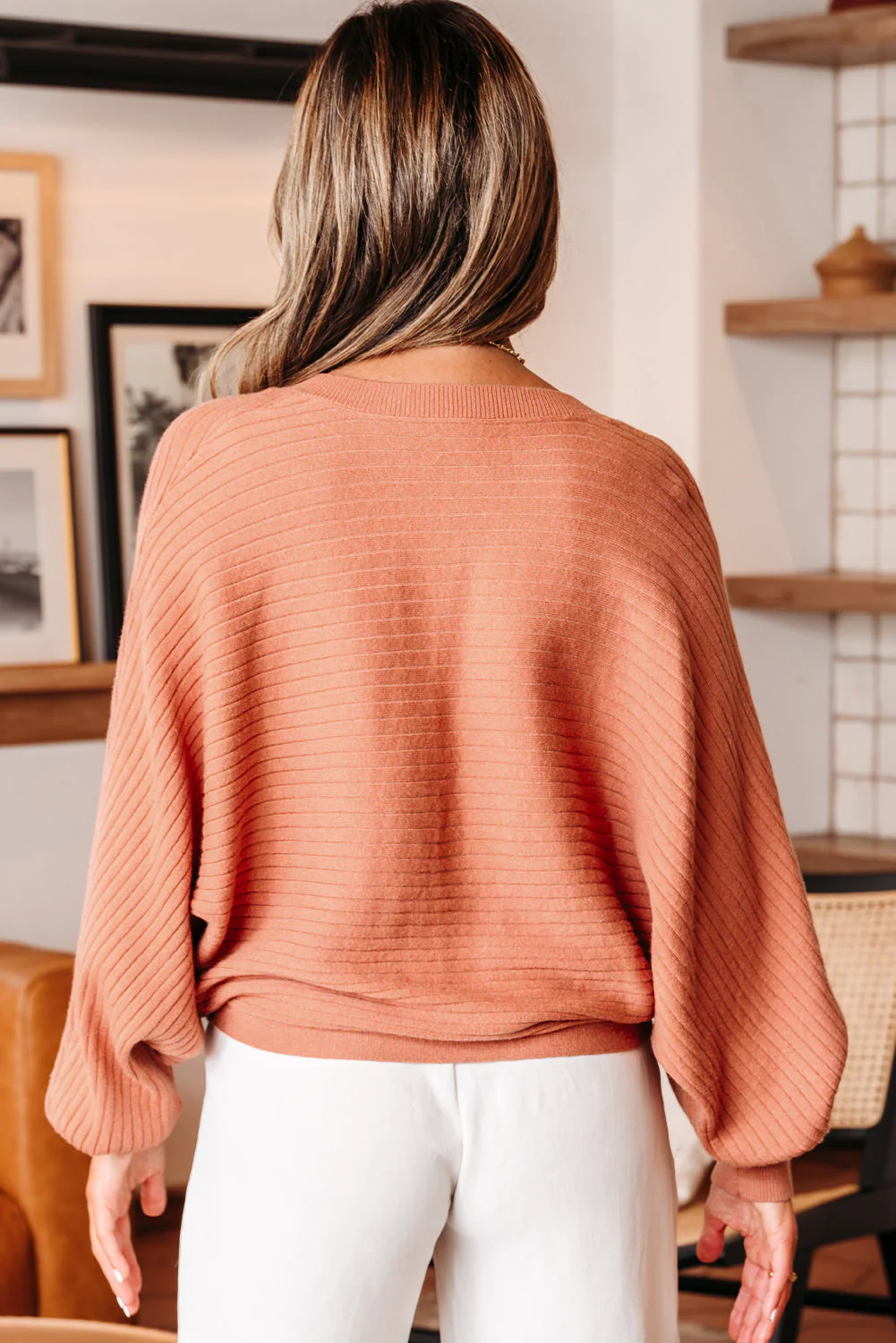 Threaded Pear Parker Button Front Dolman Sleeve Sweater Cardigan - Image 2