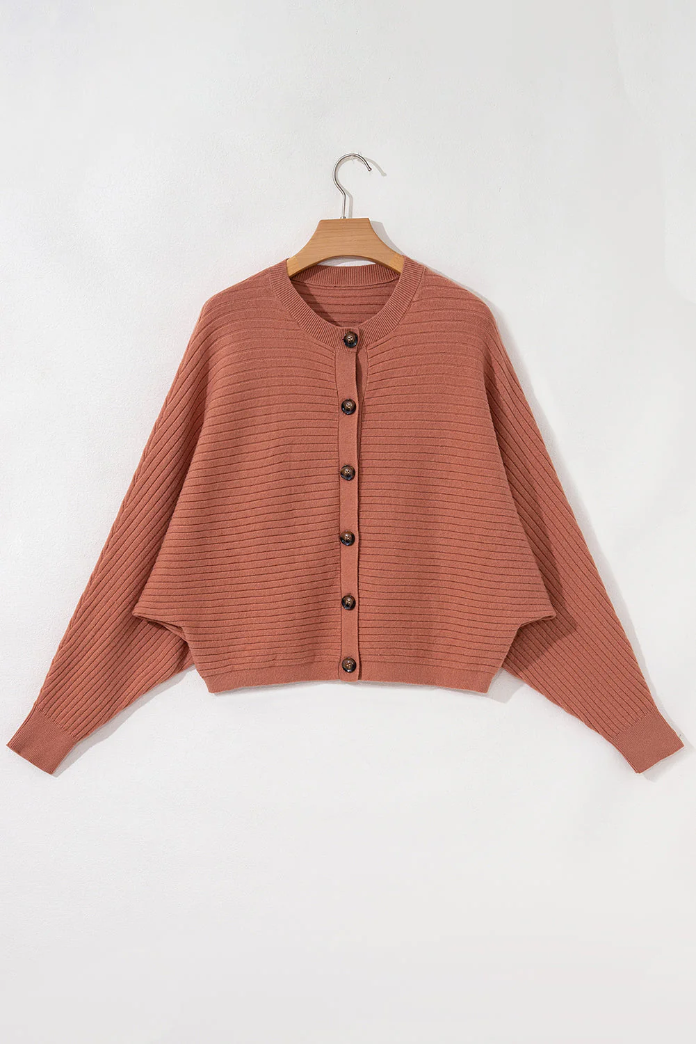 Threaded Pear Parker Button Front Dolman Sleeve Sweater Cardigan - Image 8