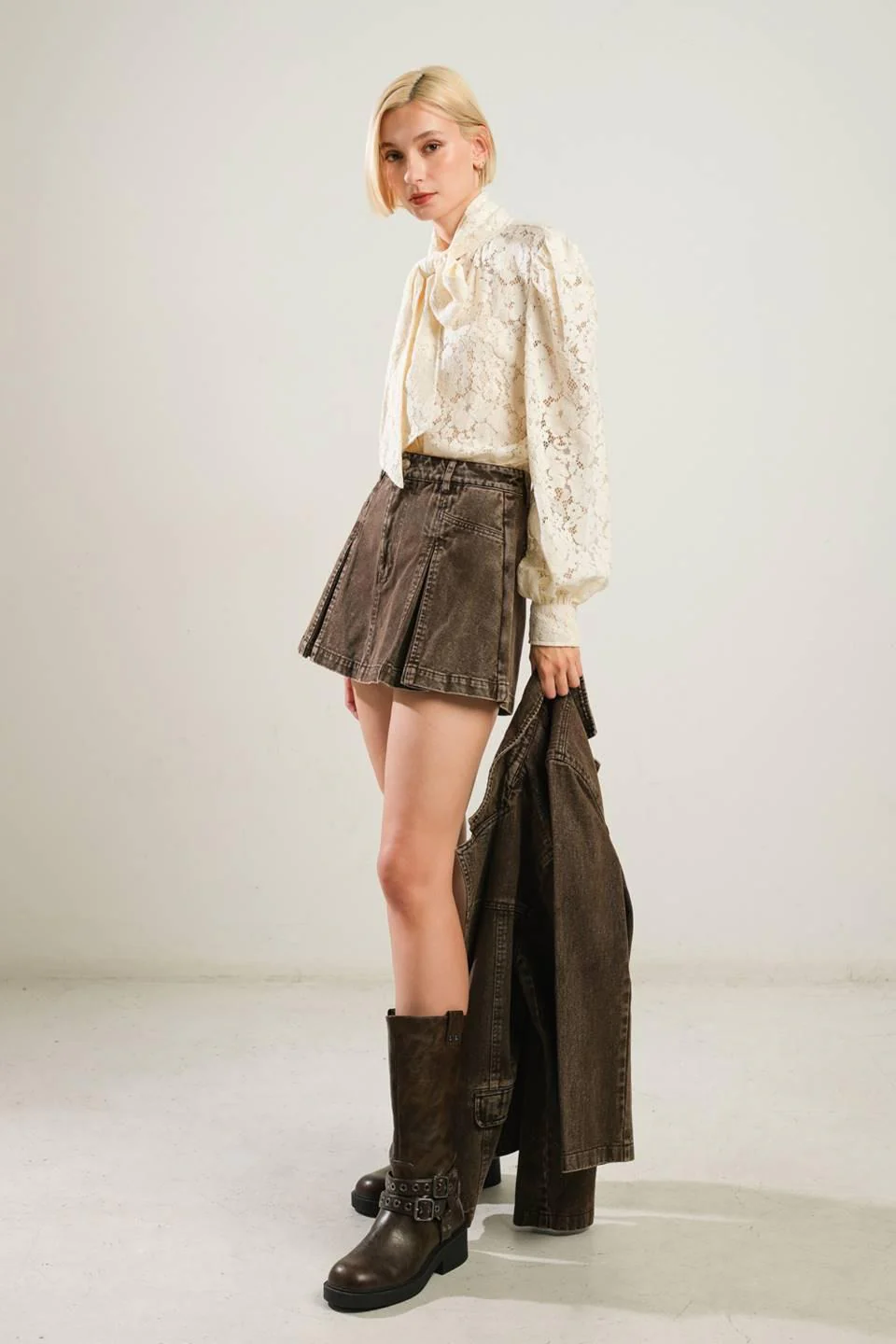 Patriotic Princess Woven Lace Top - Image 5