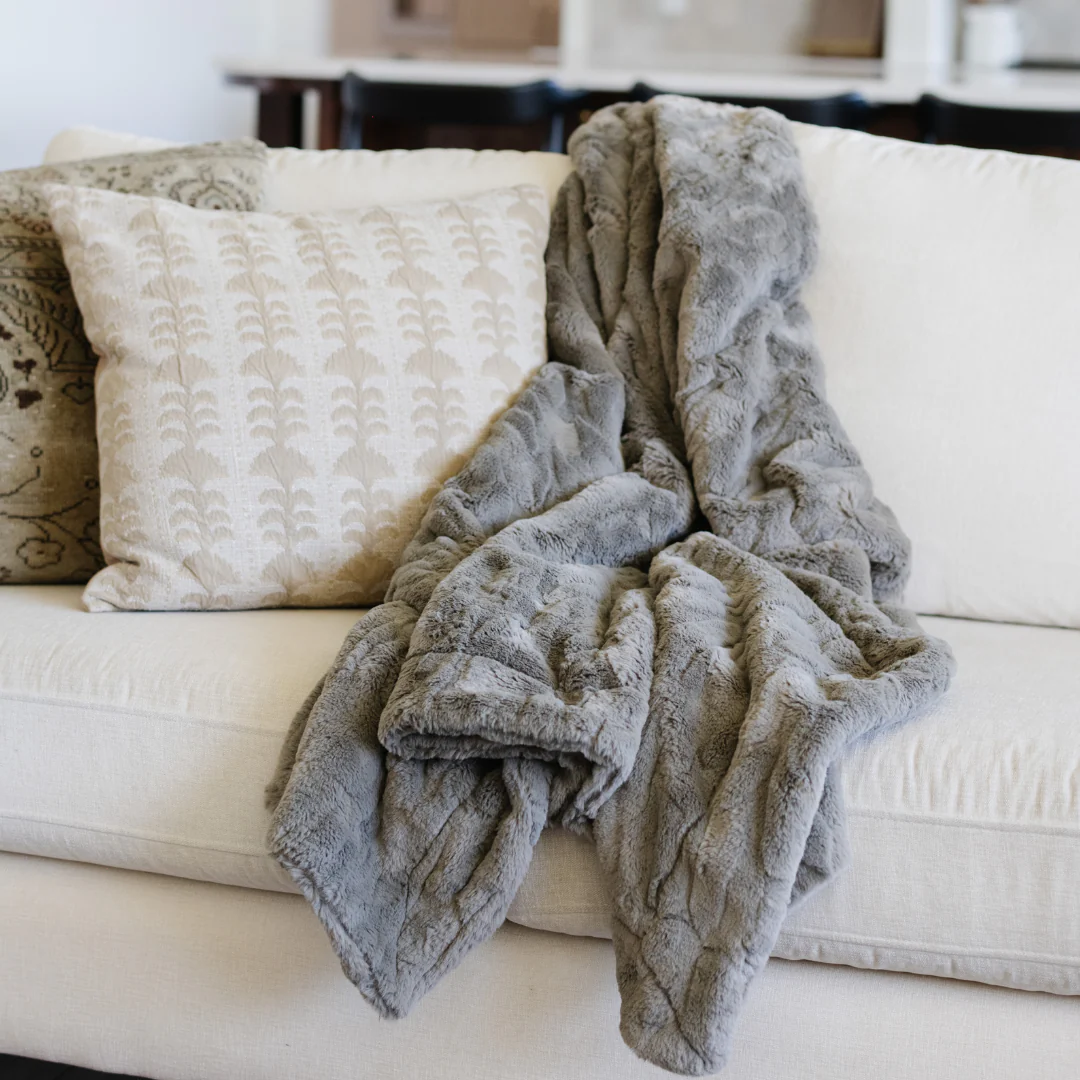 PATTERNED FAUX FUR THROW BLANKETS - Image 23