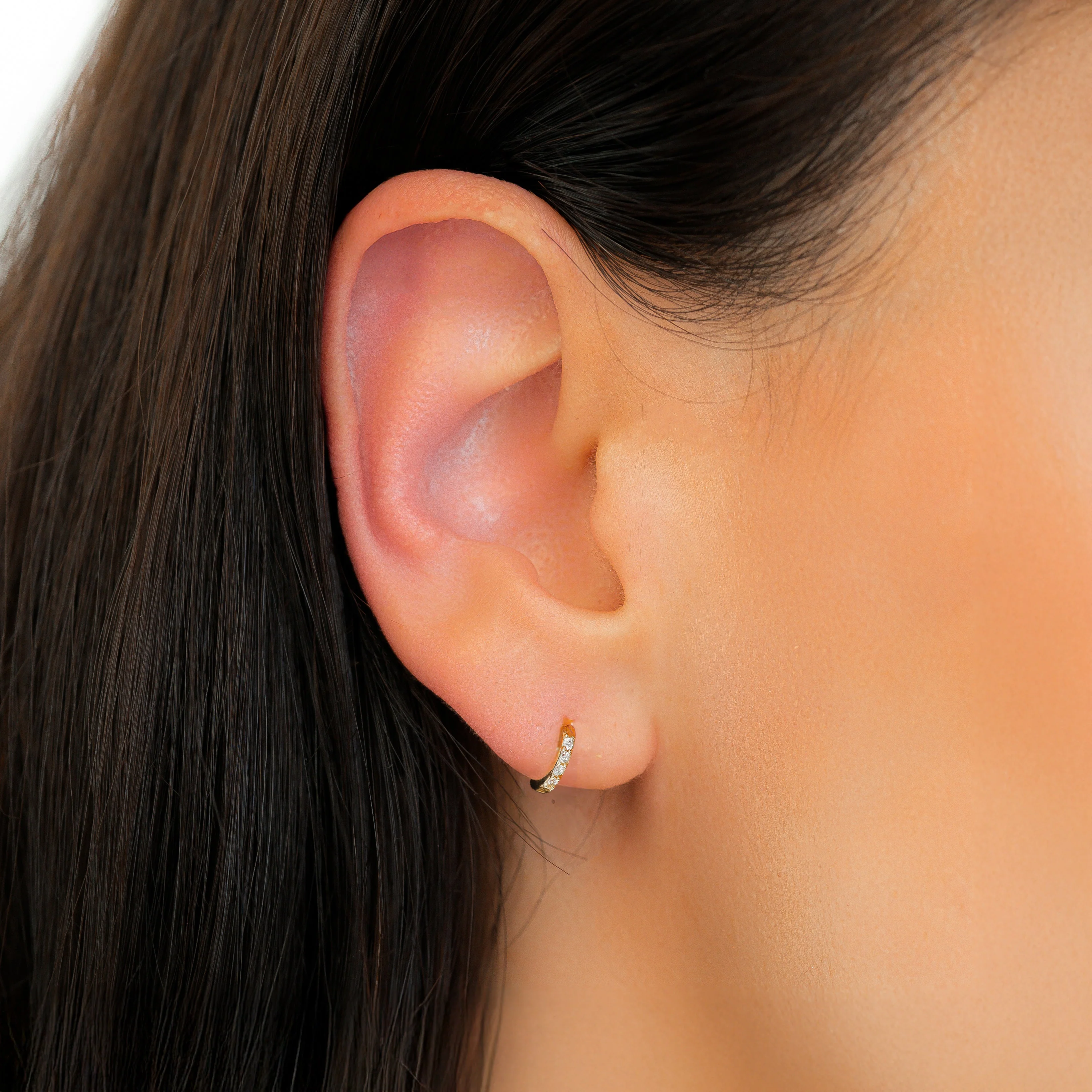 Mint & Lily Pave Huggie Hoop Earrings - Image 61