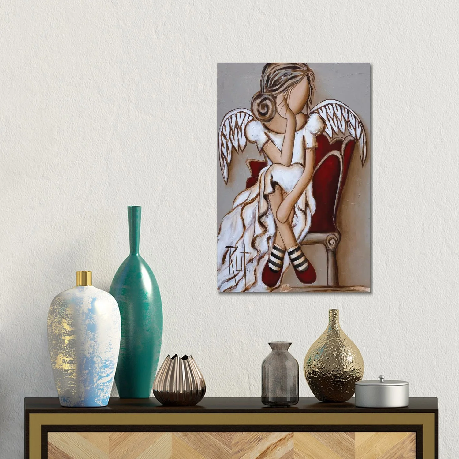 Peace by Ruth's Angels - Canvas Gallery Wrap - Image 5