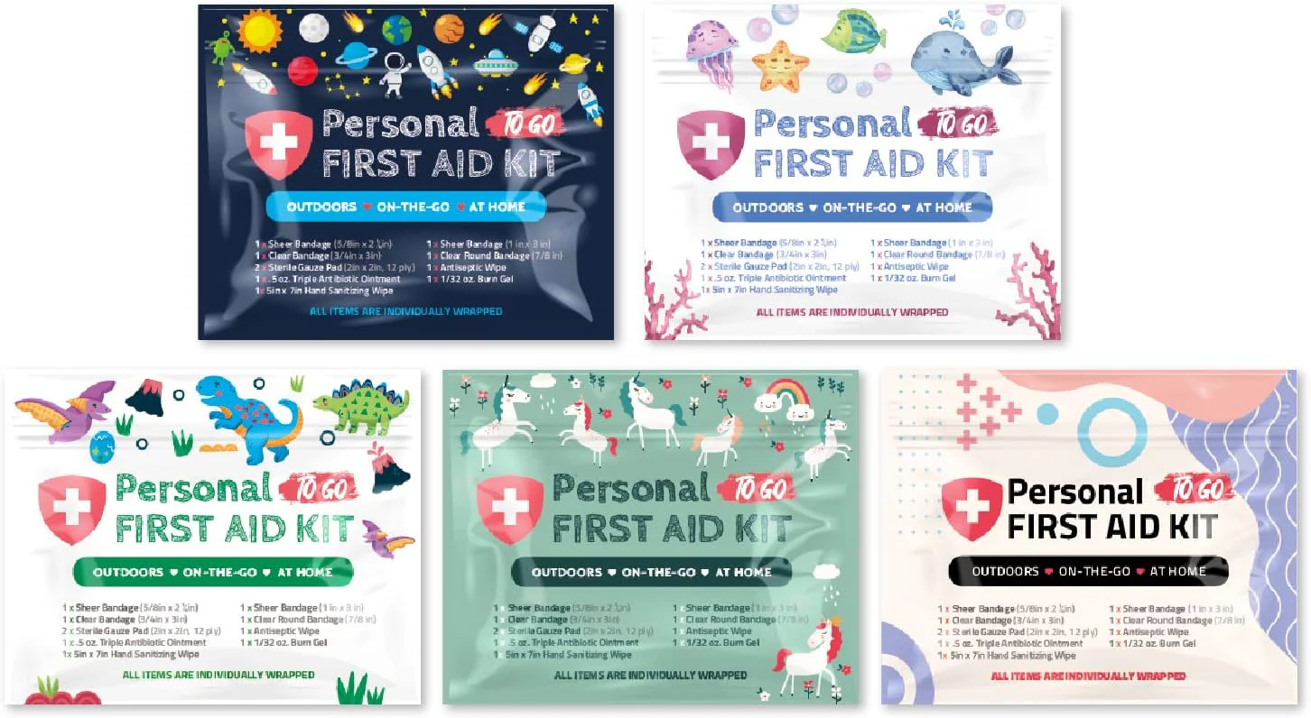 Personal First Aid Kit Pack of 10 (Abstract) - Image 6