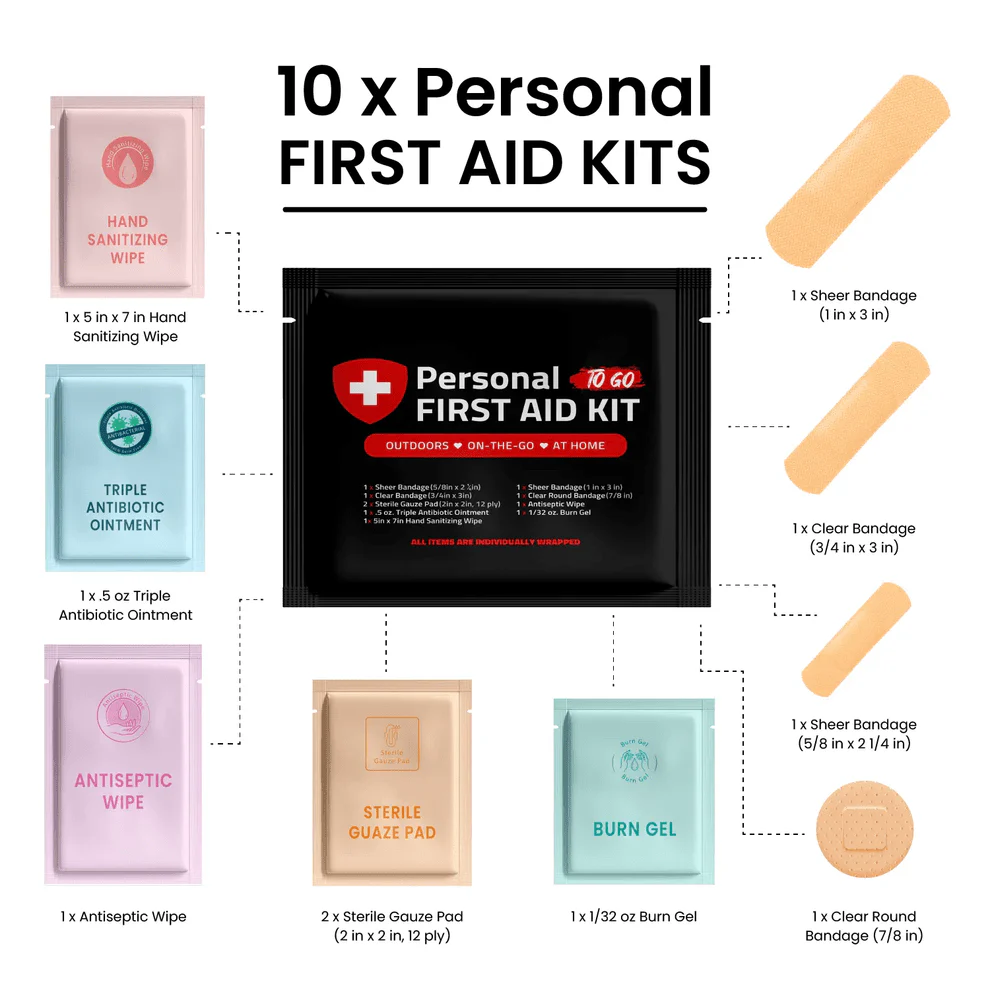 Personal First Aid Kits pack of 3 - Image 3