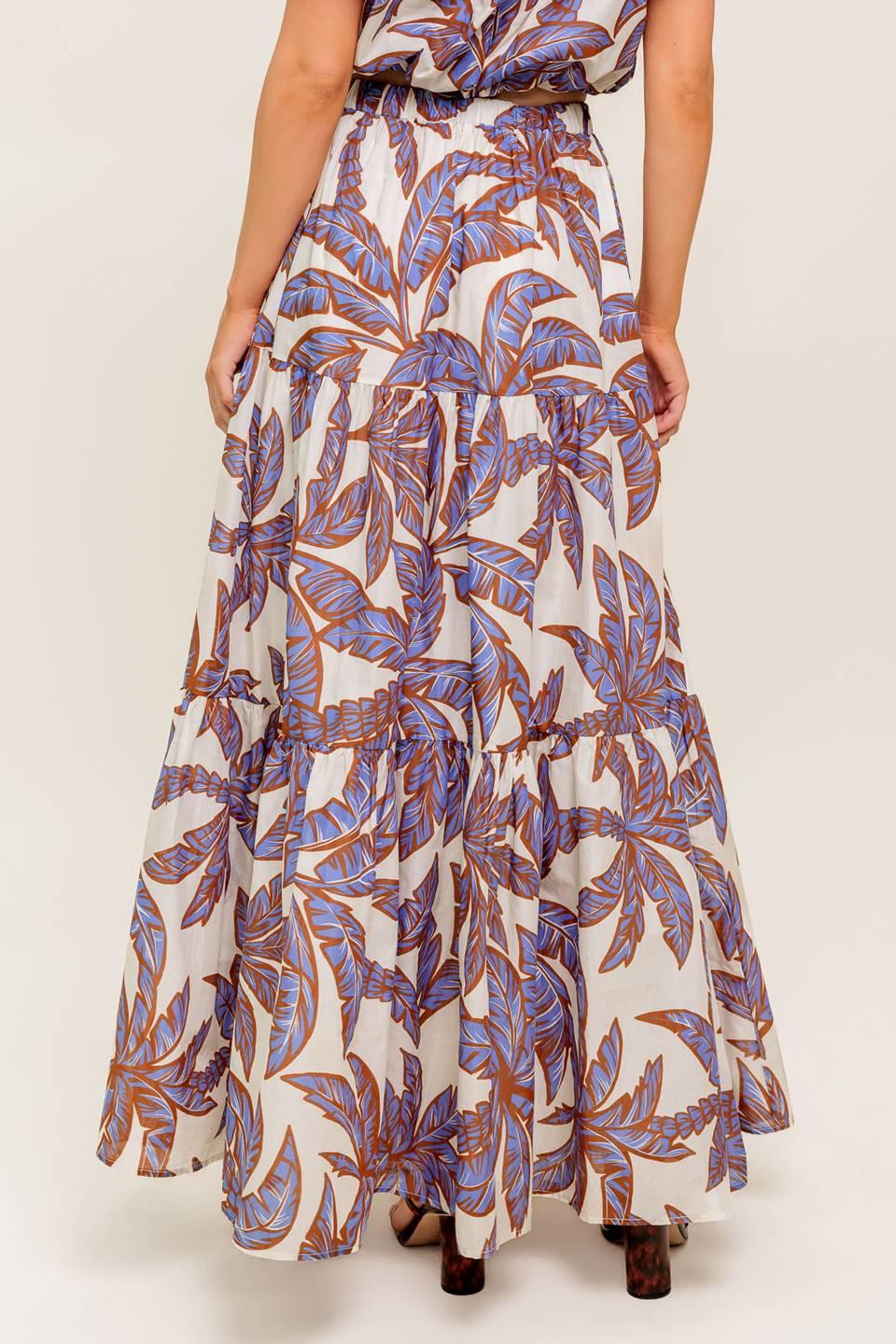 Petal Waltz Woven Maxi Skirt - Image 6