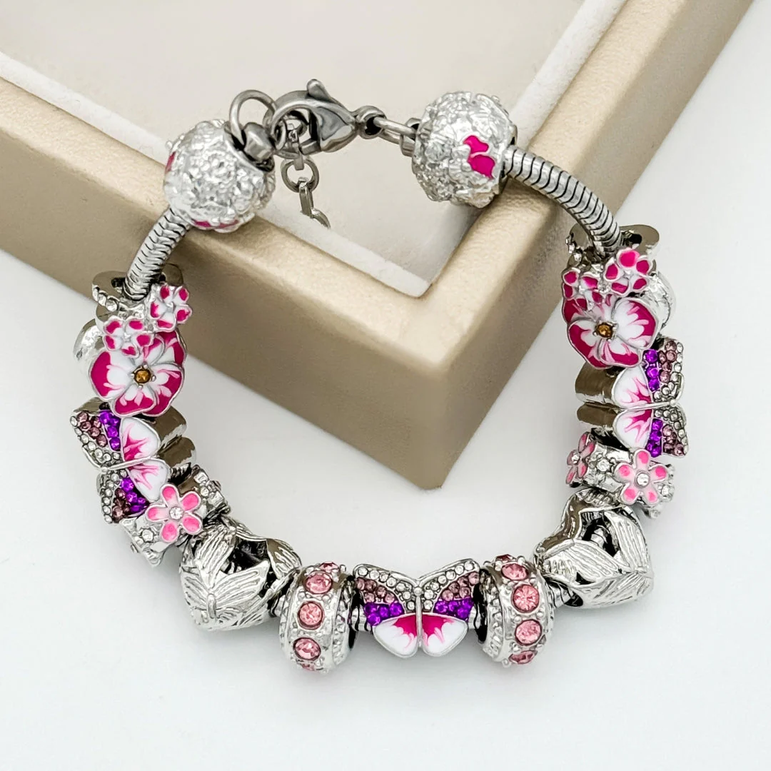 Petals in Flight Butterfly Bracelet - Image 2