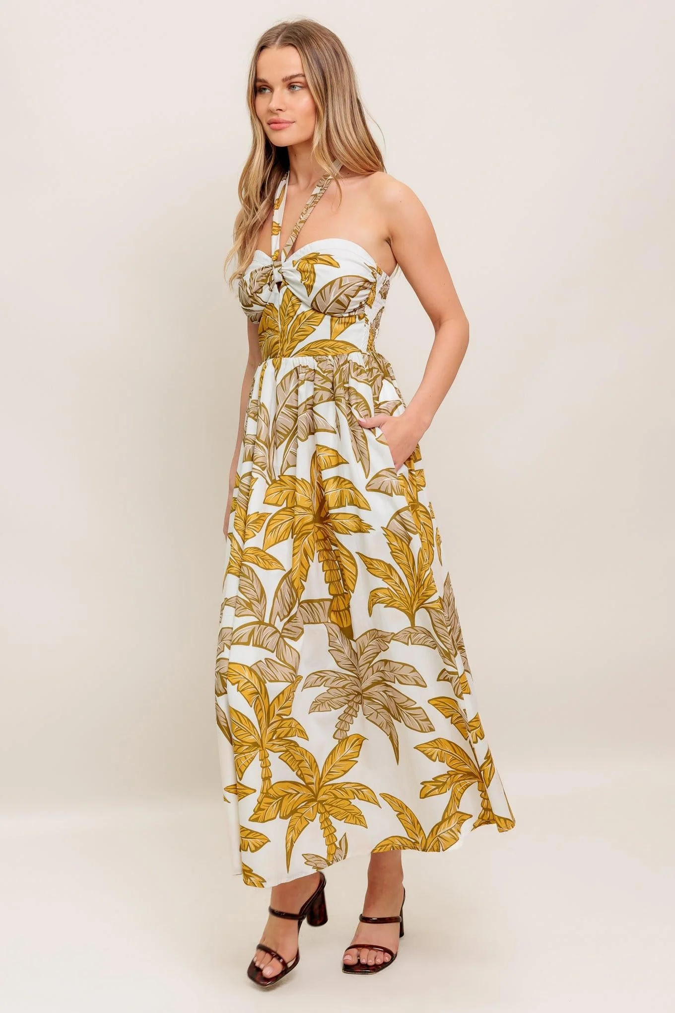 Petite Love Woven Midi Dress - Image 6