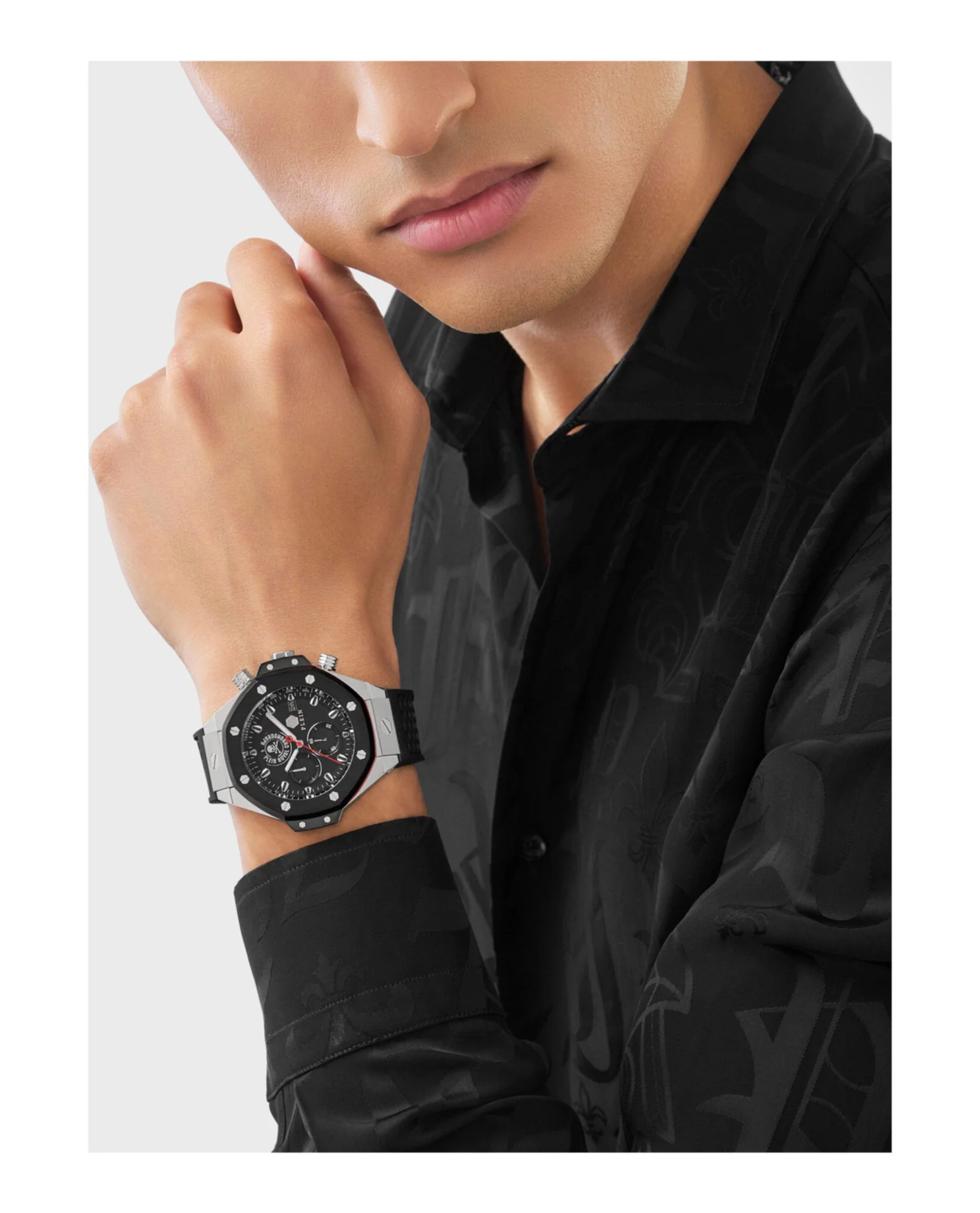 Philipp Plein Chrono Royal Silicone Watch - Image 4