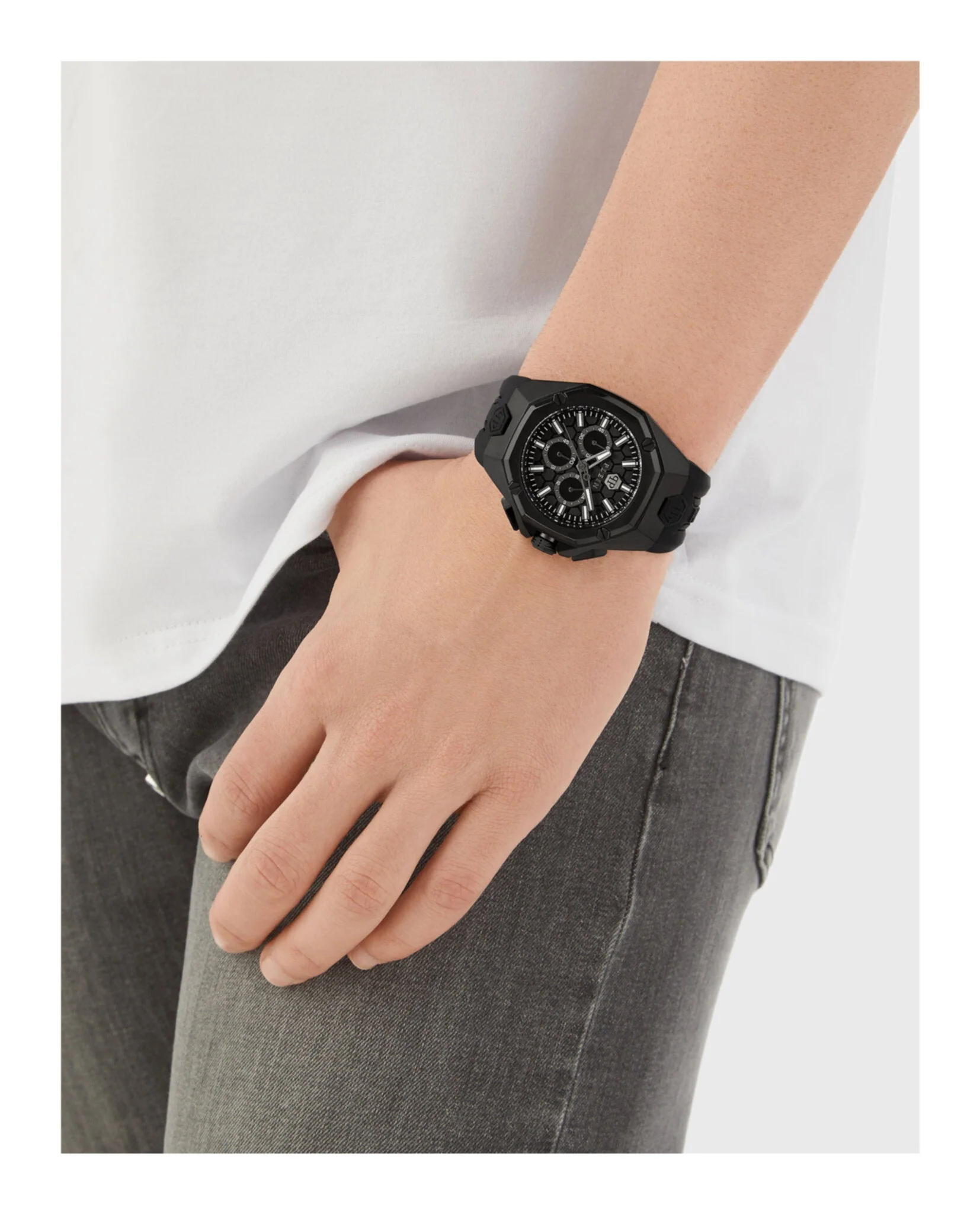 Philipp Plein Octagon Chronograph Watch - Image 5