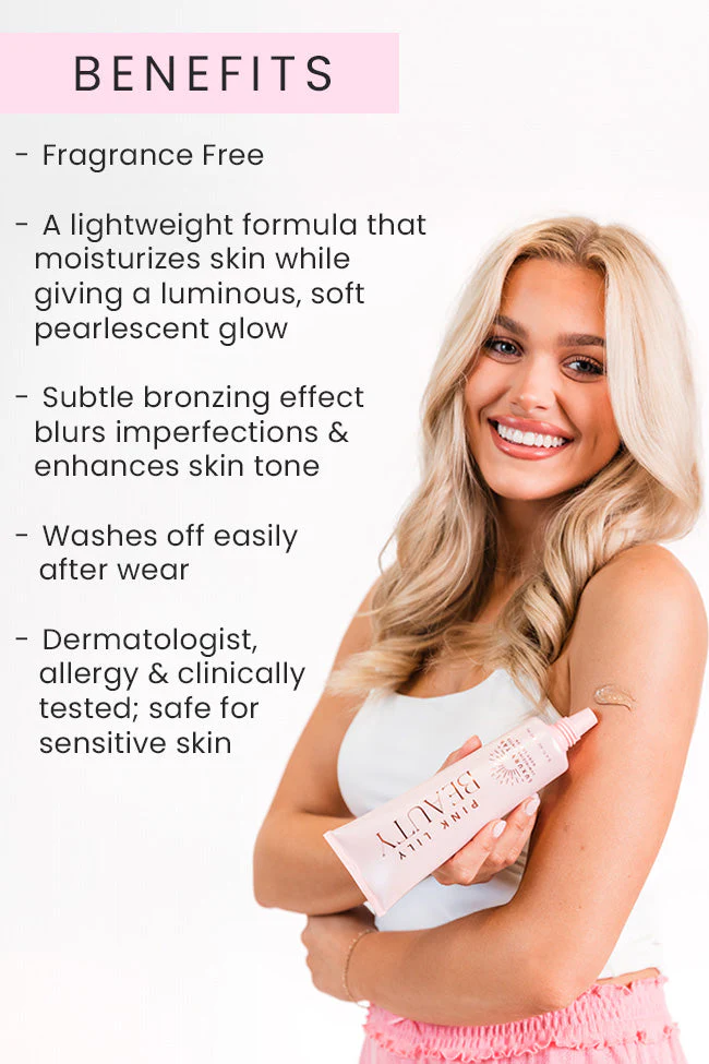 Pink Lily Luxury Tan Luminizing Body Lotion - Sunkissed Glow - Image 4