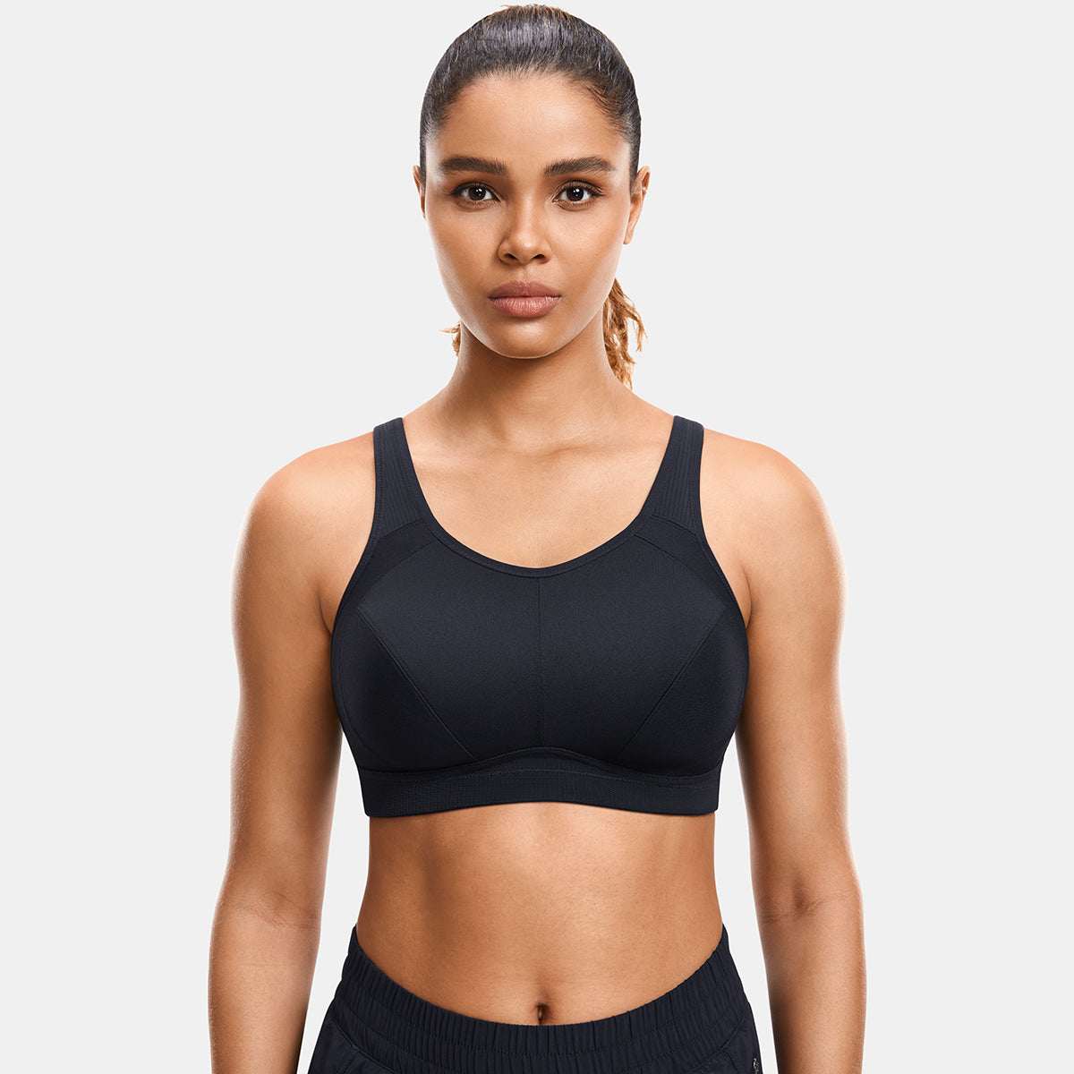 Plus Size High Support Full Coverage Padded Wireless Bra - Image 86