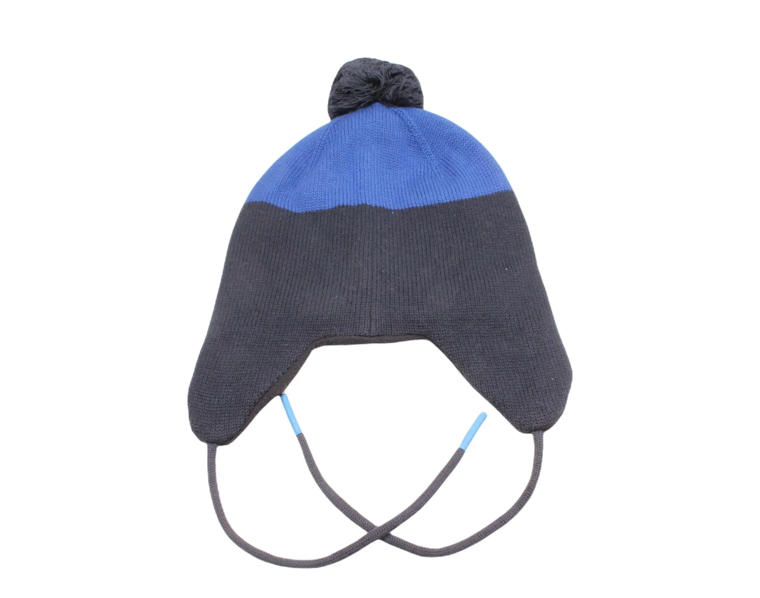 Polo Ralph Lauren RL 1967 Earflap Pom-Pom Knit Hat Navy/Royal - Image 2