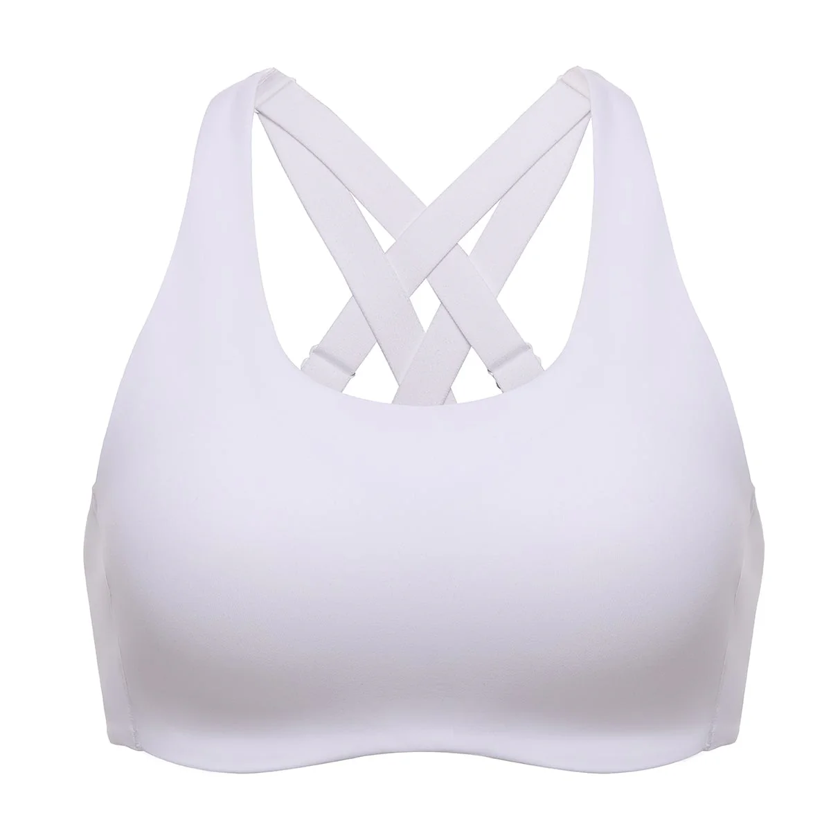 Power On Molded Cup Strappy Racerback Wireless Bra - Image 150