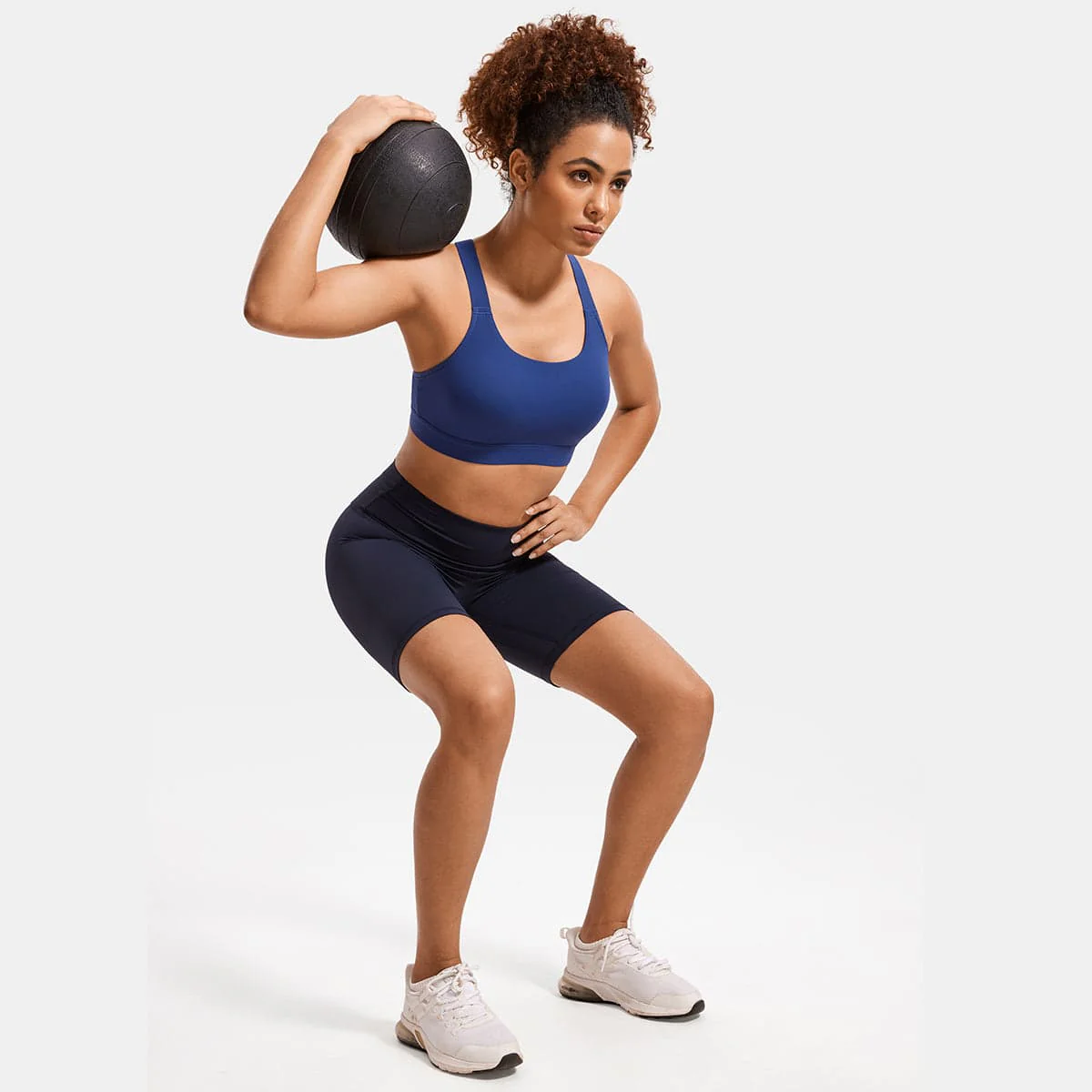 Power On Racerback High Impact Adjustable Padded Wireless Bra - Image 47