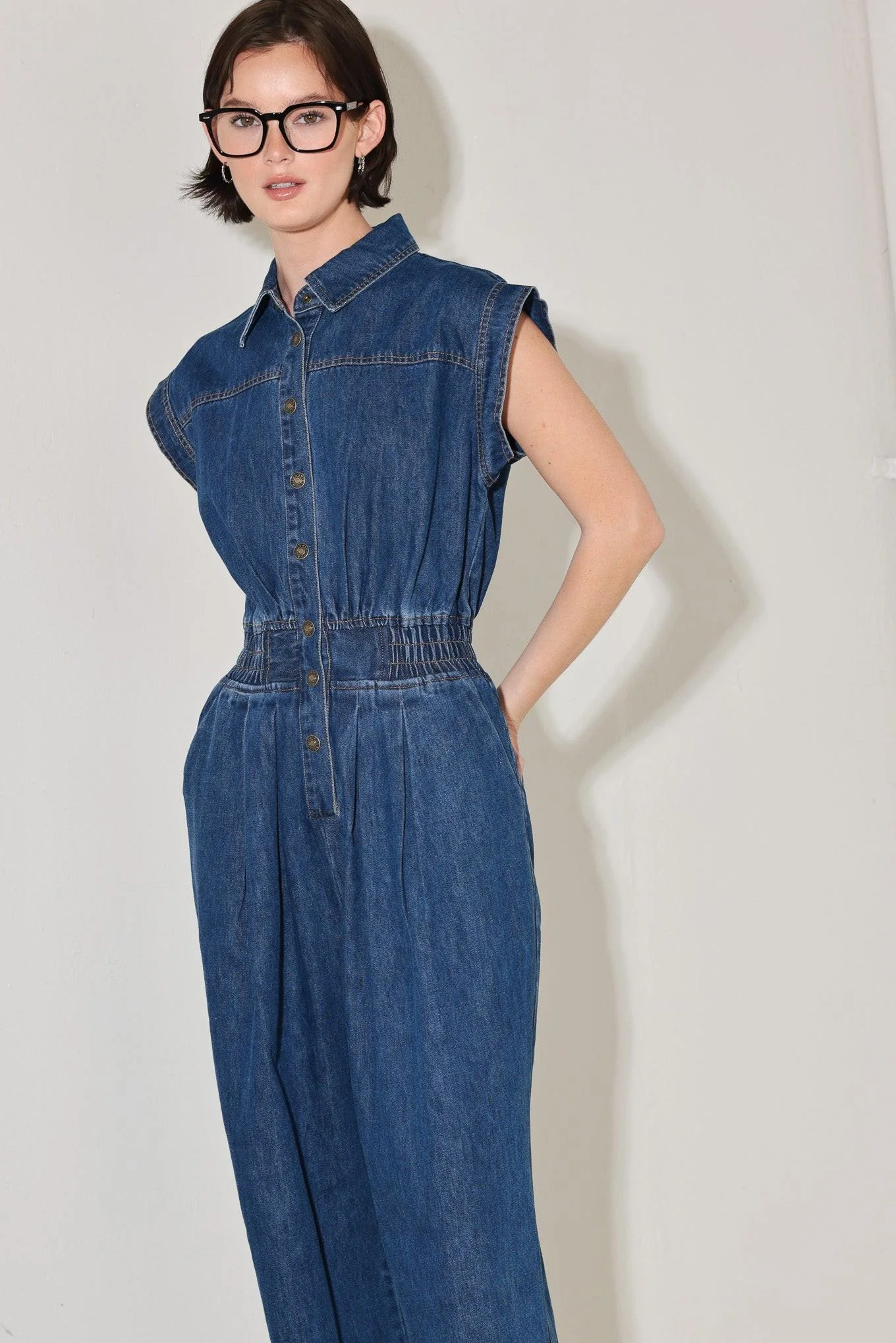 Power Play Denim Jumpsuit - Image 4