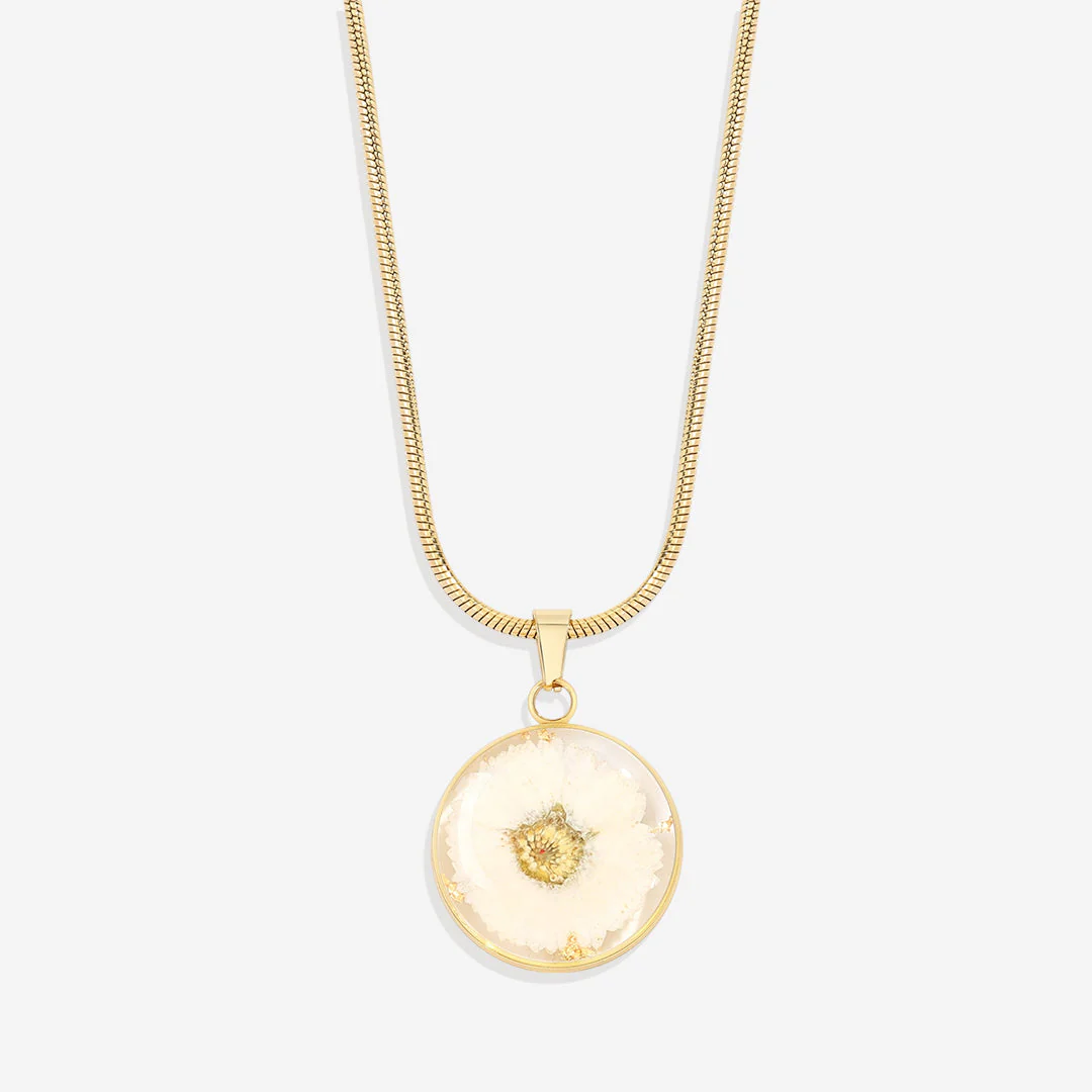Mint & Lily Pressed Birth Flower Necklace - Image 127