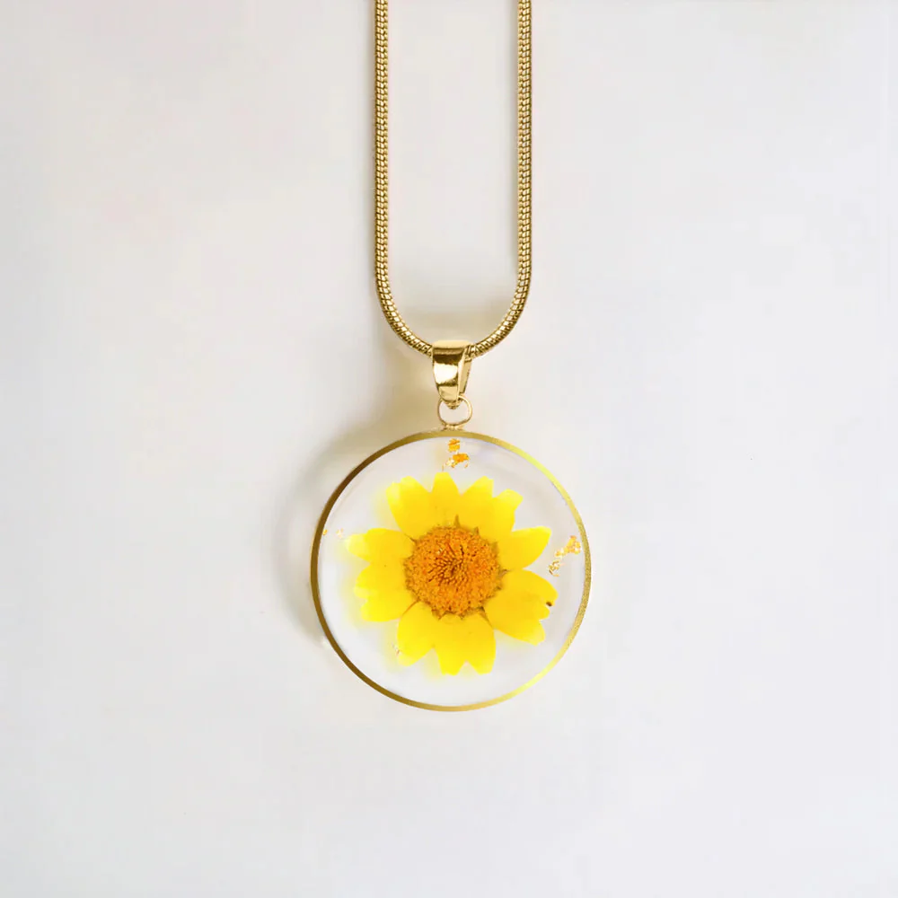 Mint & Lily Pressed Birth Flower Necklace - Image 169