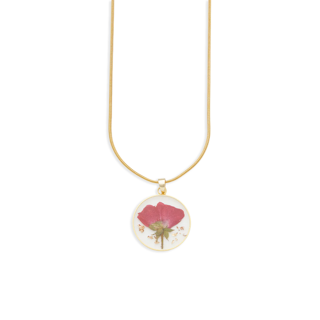 Mint & Lily Pressed Birth Flower Necklace - Image 26