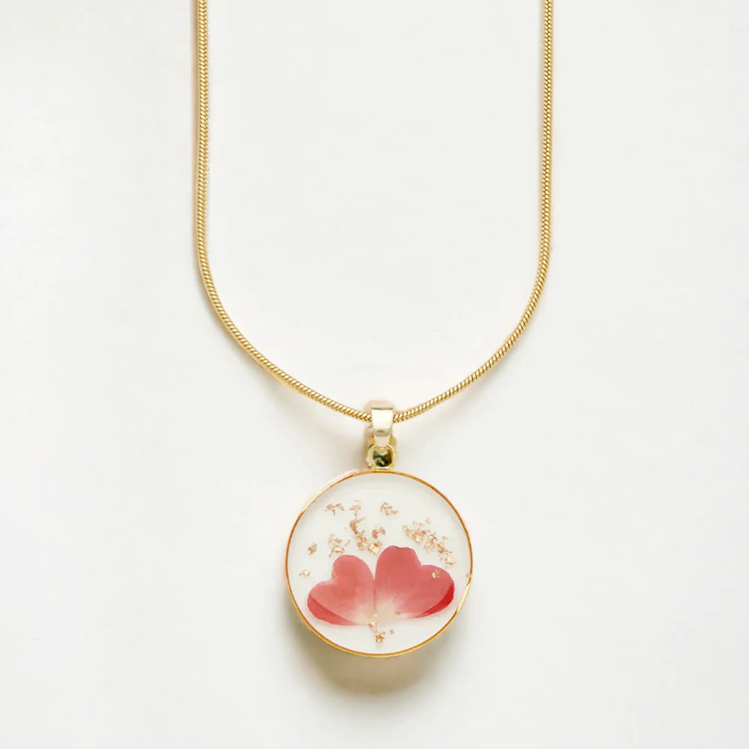 Mint & Lily Pressed Birth Flower Necklace - Image 27