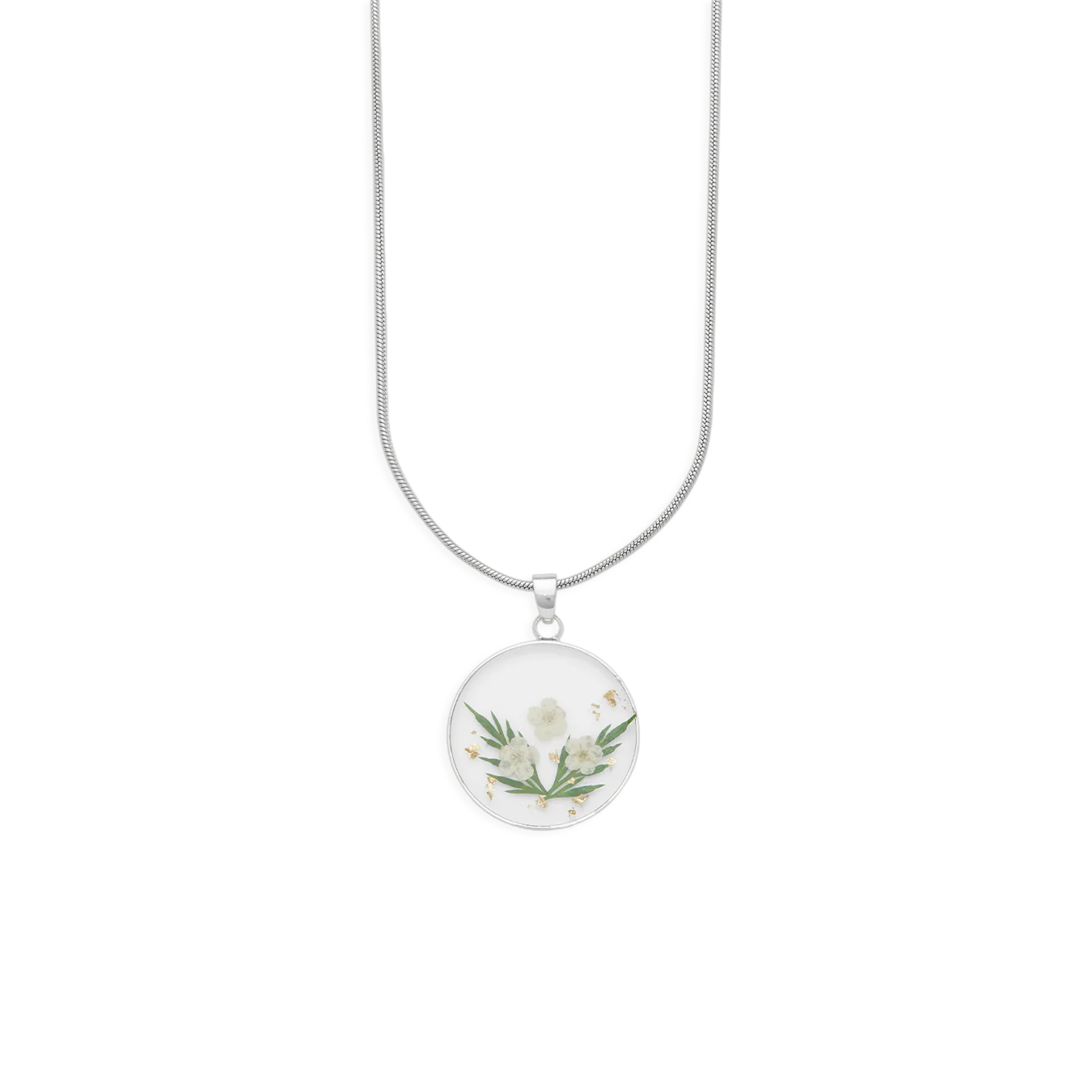 Mint & Lily Pressed Birth Flower Necklace - Image 37