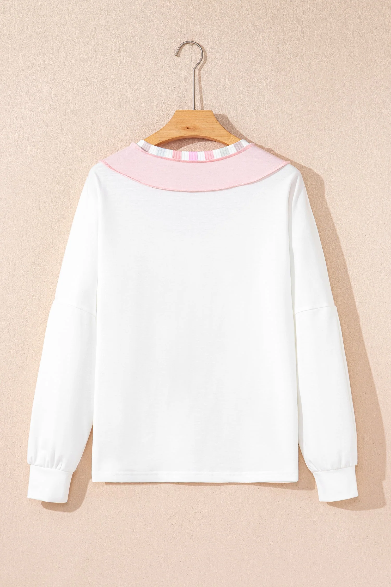Threaded Pear Promise Color Block Loose Long Sleeve Top - Image 2
