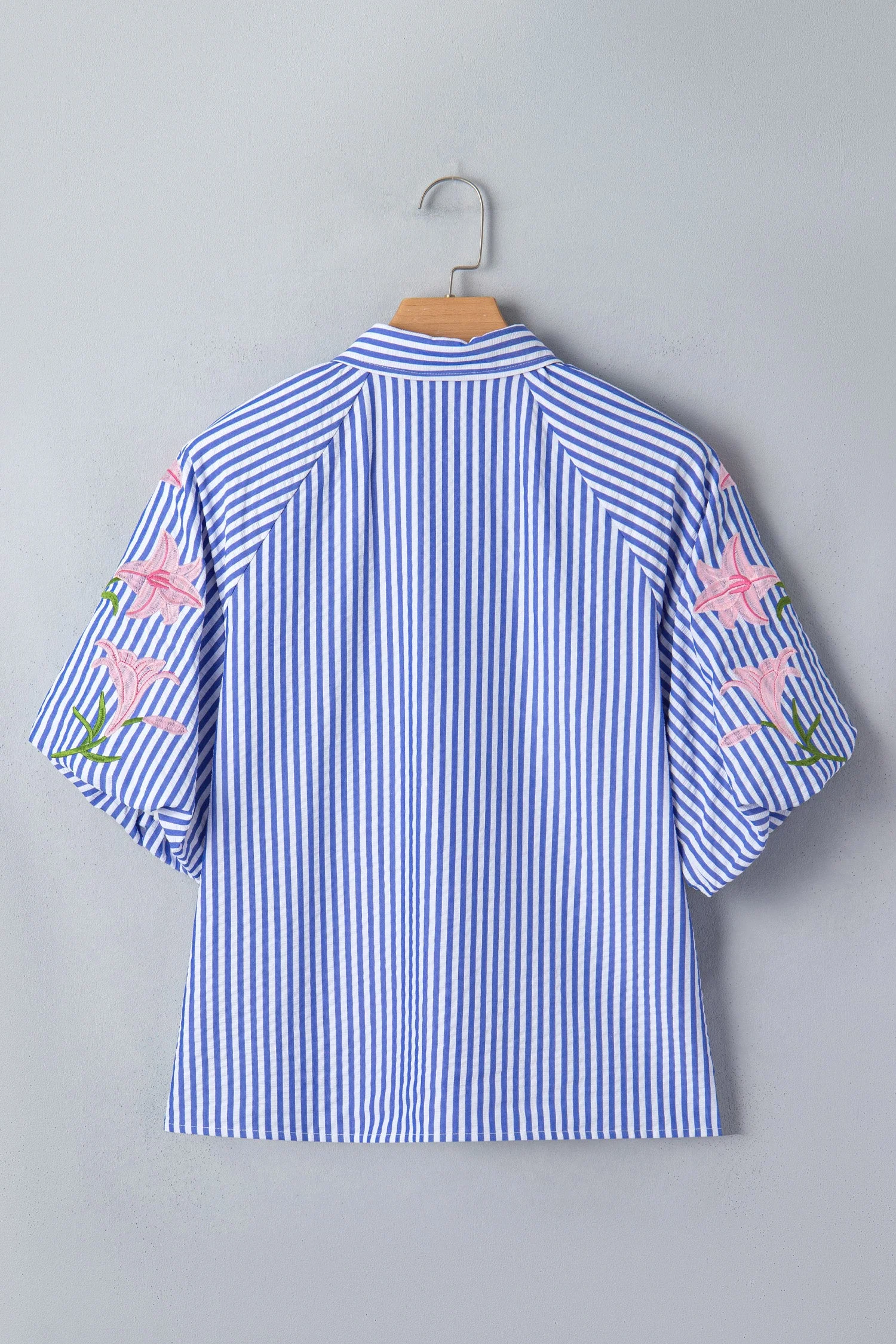 Threaded Pear Promise Puff Sleeve Down Shirt - Image 4