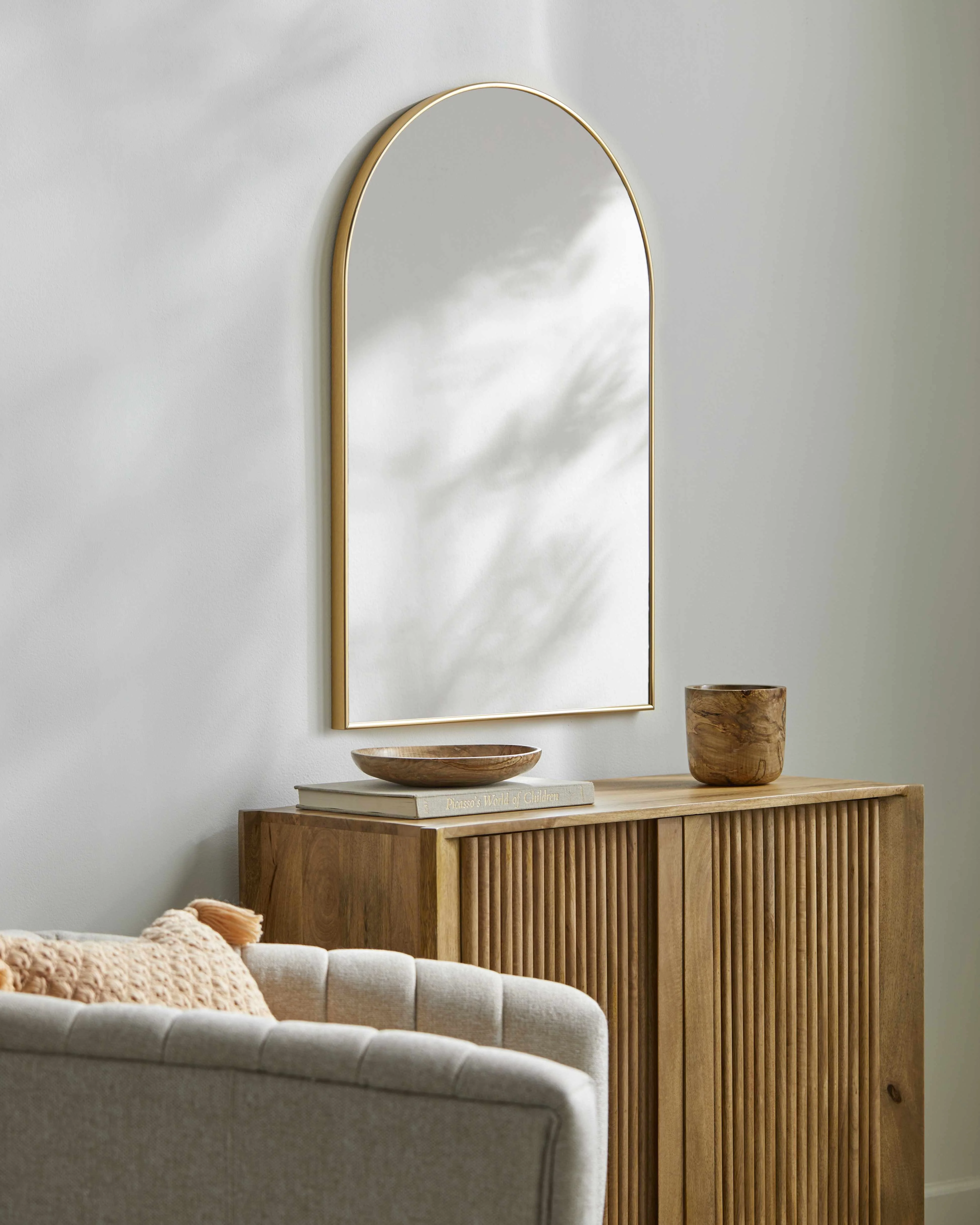 Purullena Oval Gold Mirror - Clearance - Image 5