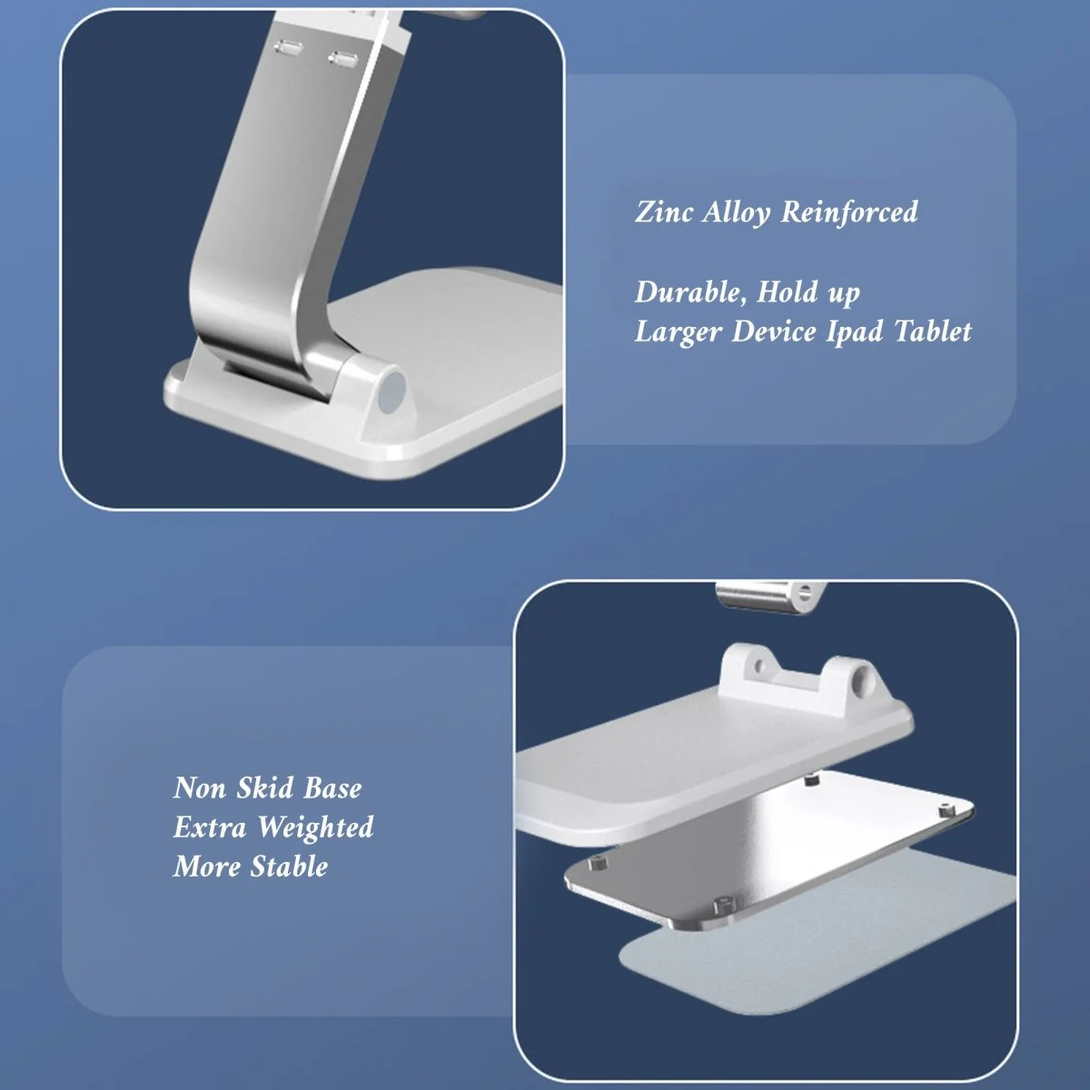 Q7 Cell Phone Desk Stand – Foldable, Strong, and Portable - Image 4