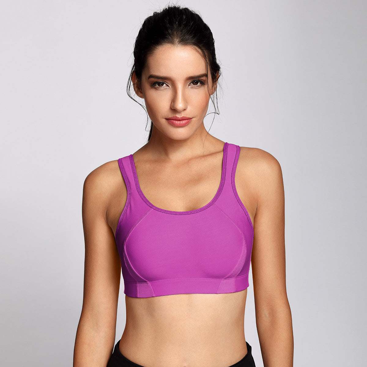 Quick Dry High Impact Padded Wireless Sports Bra - Image 236