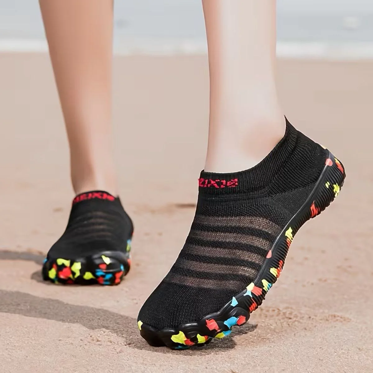 Quick-Dry Water Shoes - Matching Lightweight Slip-On Aqua Socks for Beach & Pool - Image 3