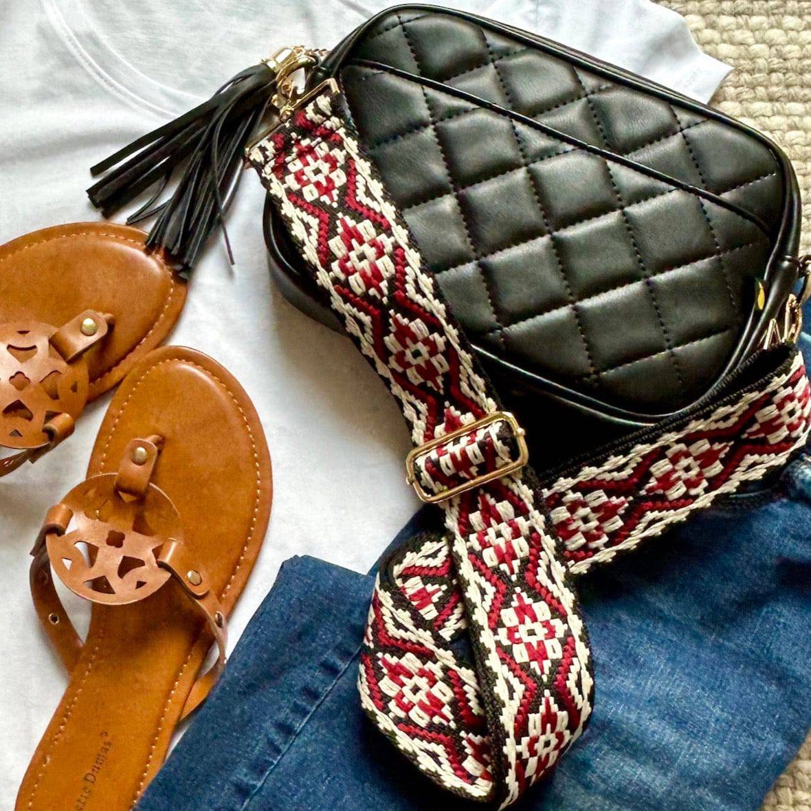 Threaded Pear Quilted Courtney Crossbody | Choose Your Strap