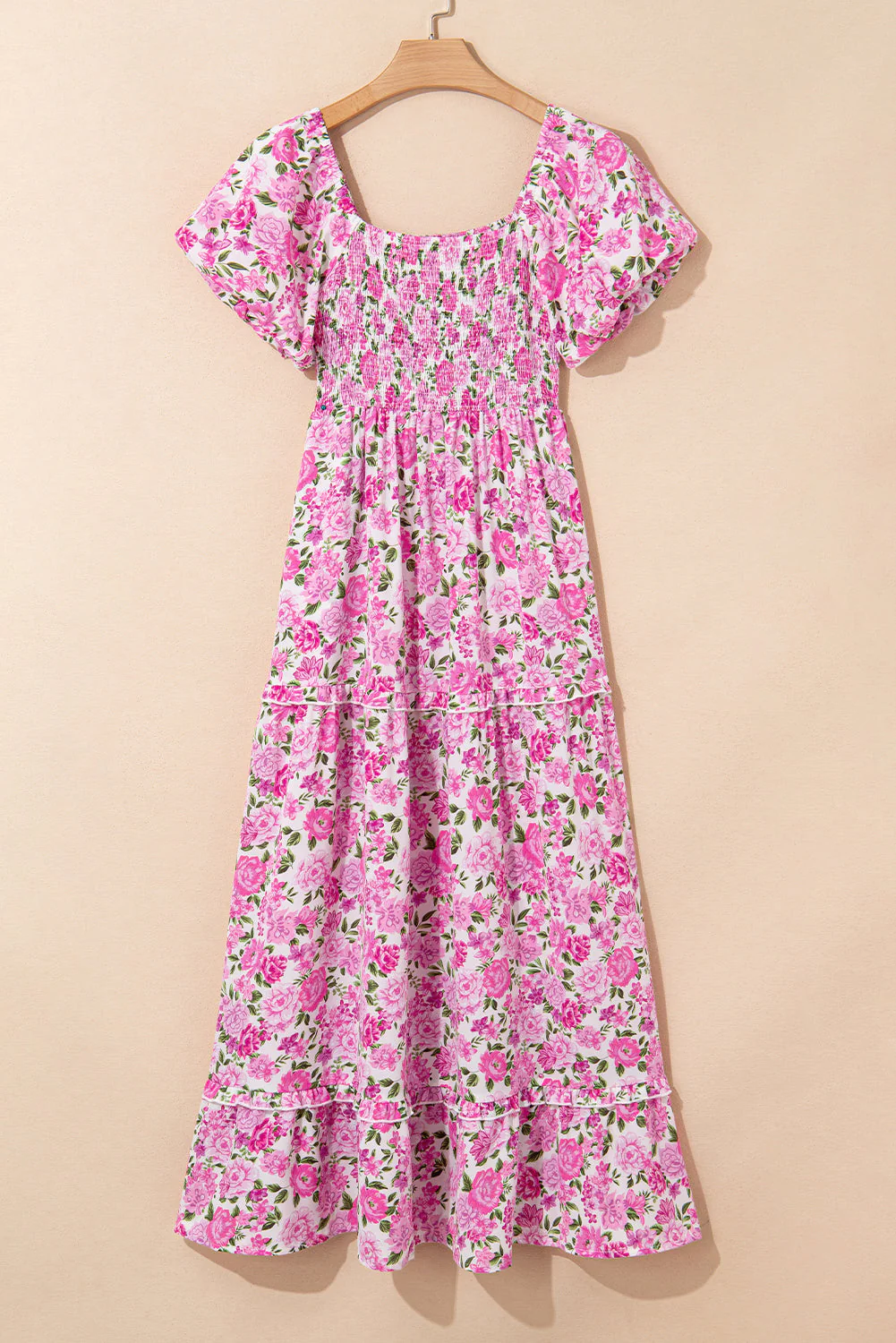 Threaded Pear Raina Sleeve Flowy Long Dress - Image 9