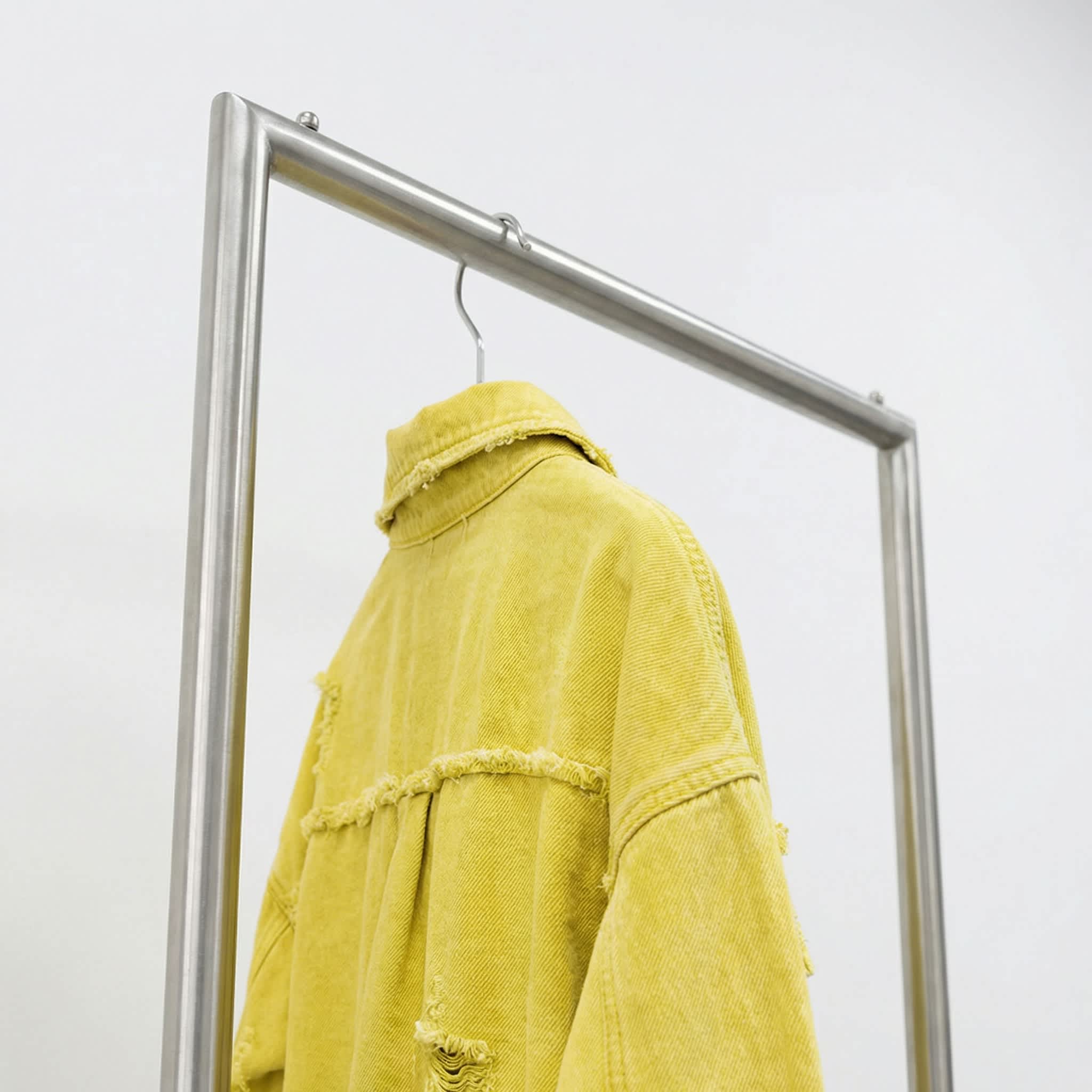 De Sepreso Raw Edge Distressed Denim Jacket - Image 75