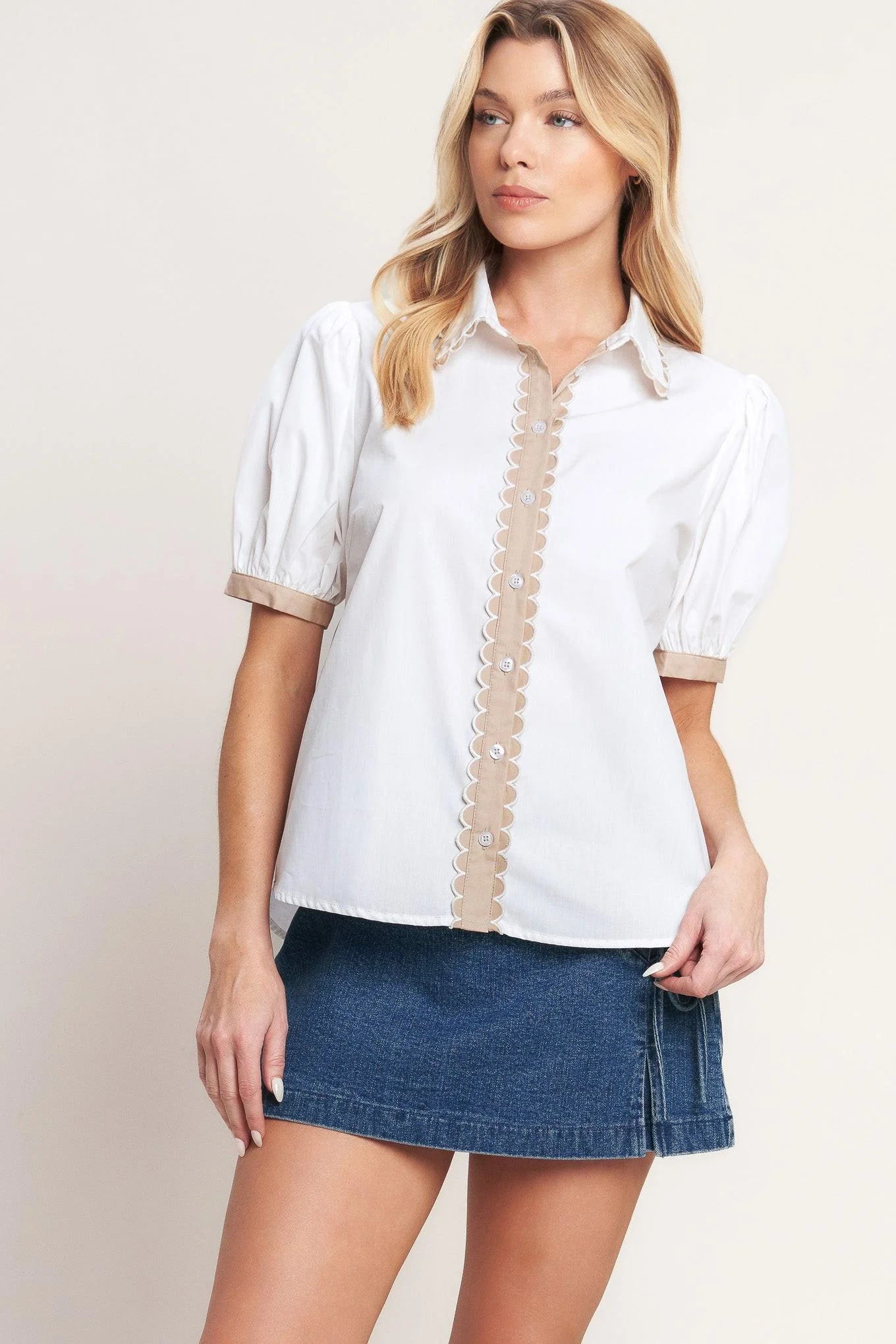 Refined Day Woven Top - Image 5