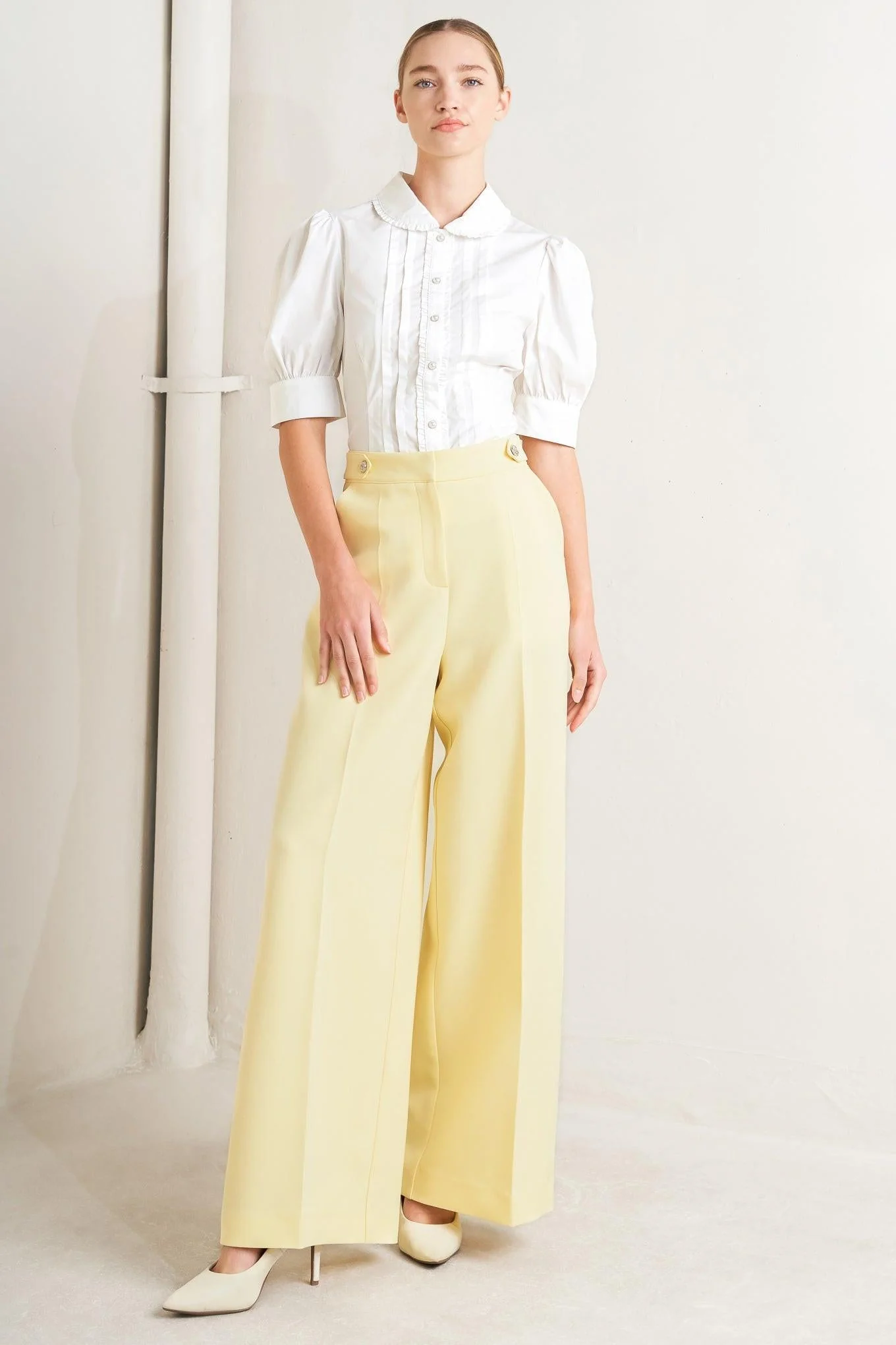 Refined Romance Woven Top - Image 4