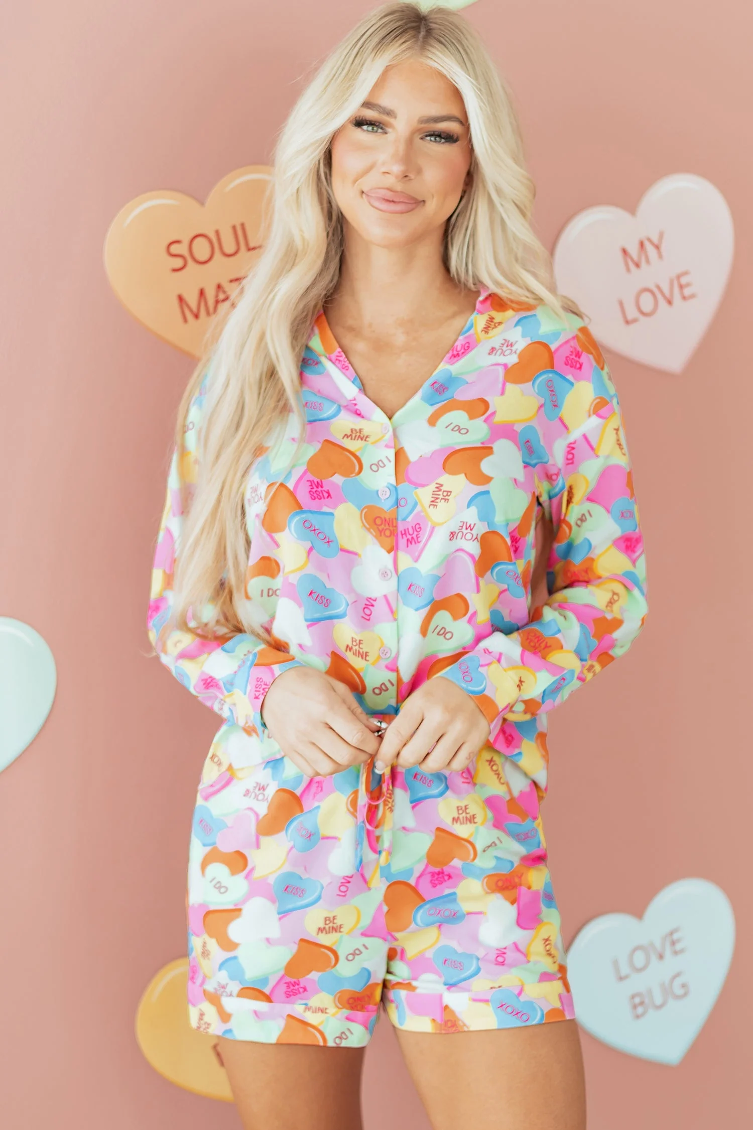 Threaded Pear Remi Heart Collared Tunic Shirt - Image 5