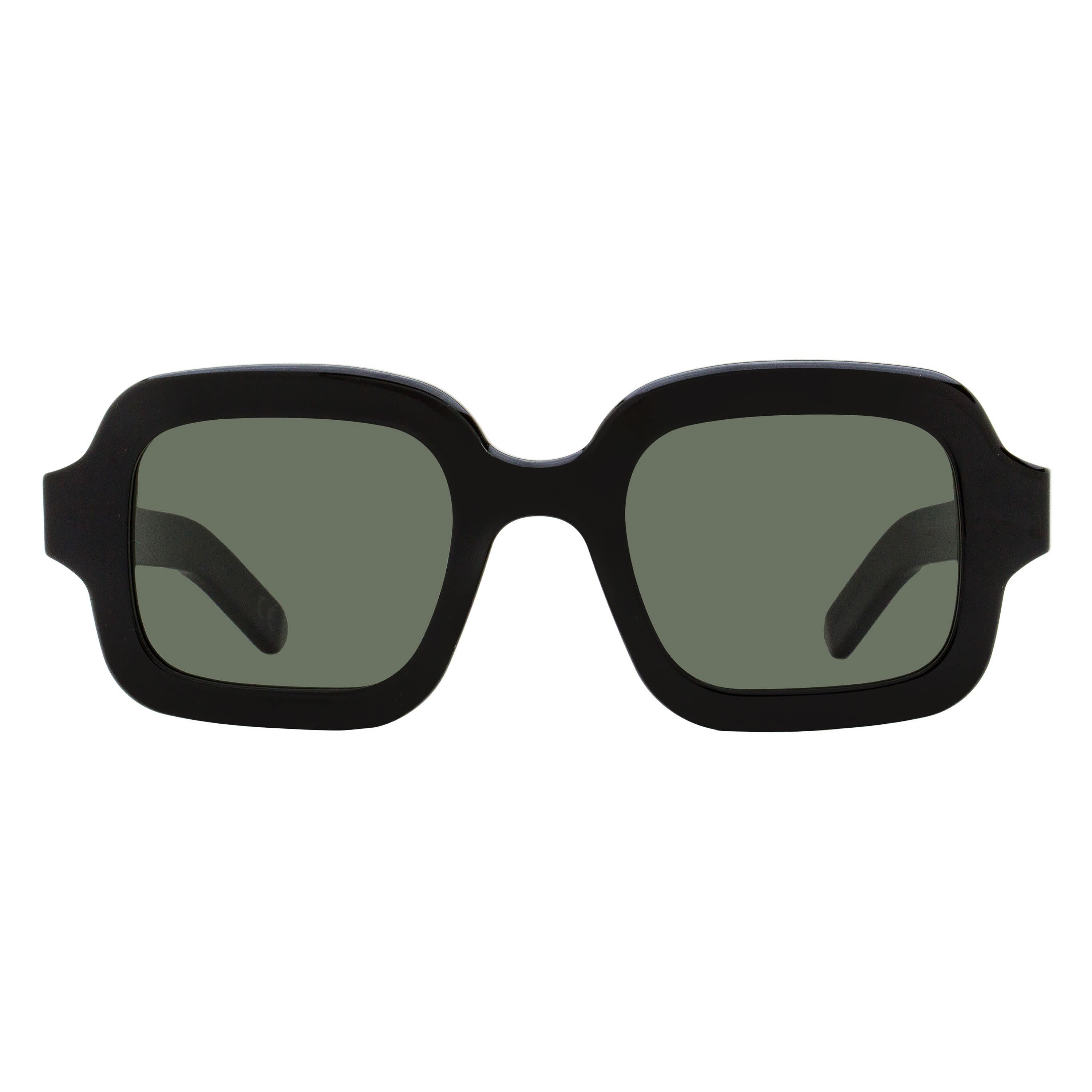 Retrosuperfuture Rounded Square Sunglasses Benz QHB Black 51mm - Image 2
