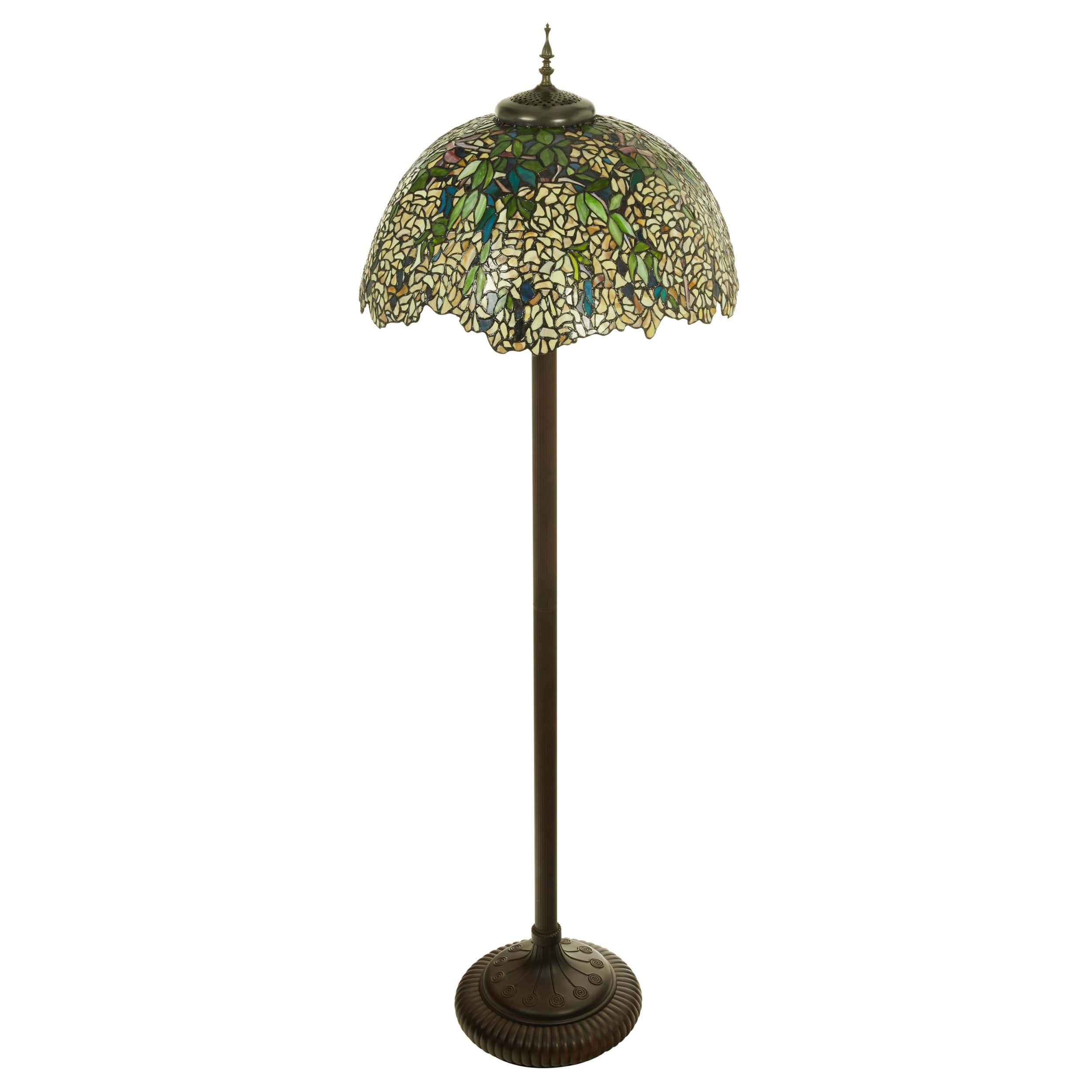 River of Goods 22" Tiffany Floor Lamp - Image 6