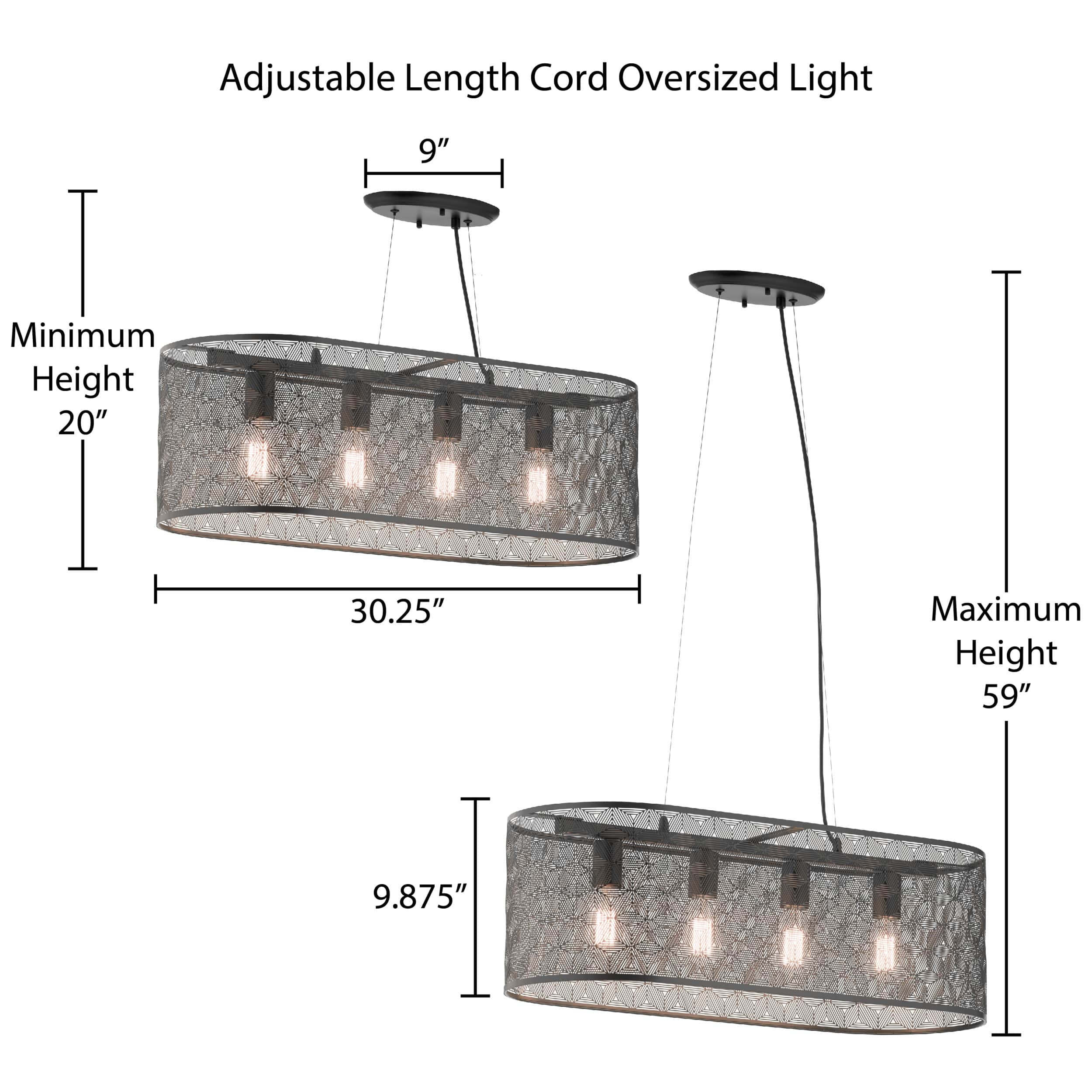 River of Goods Hanging Lamp, 4 Light - Image 4