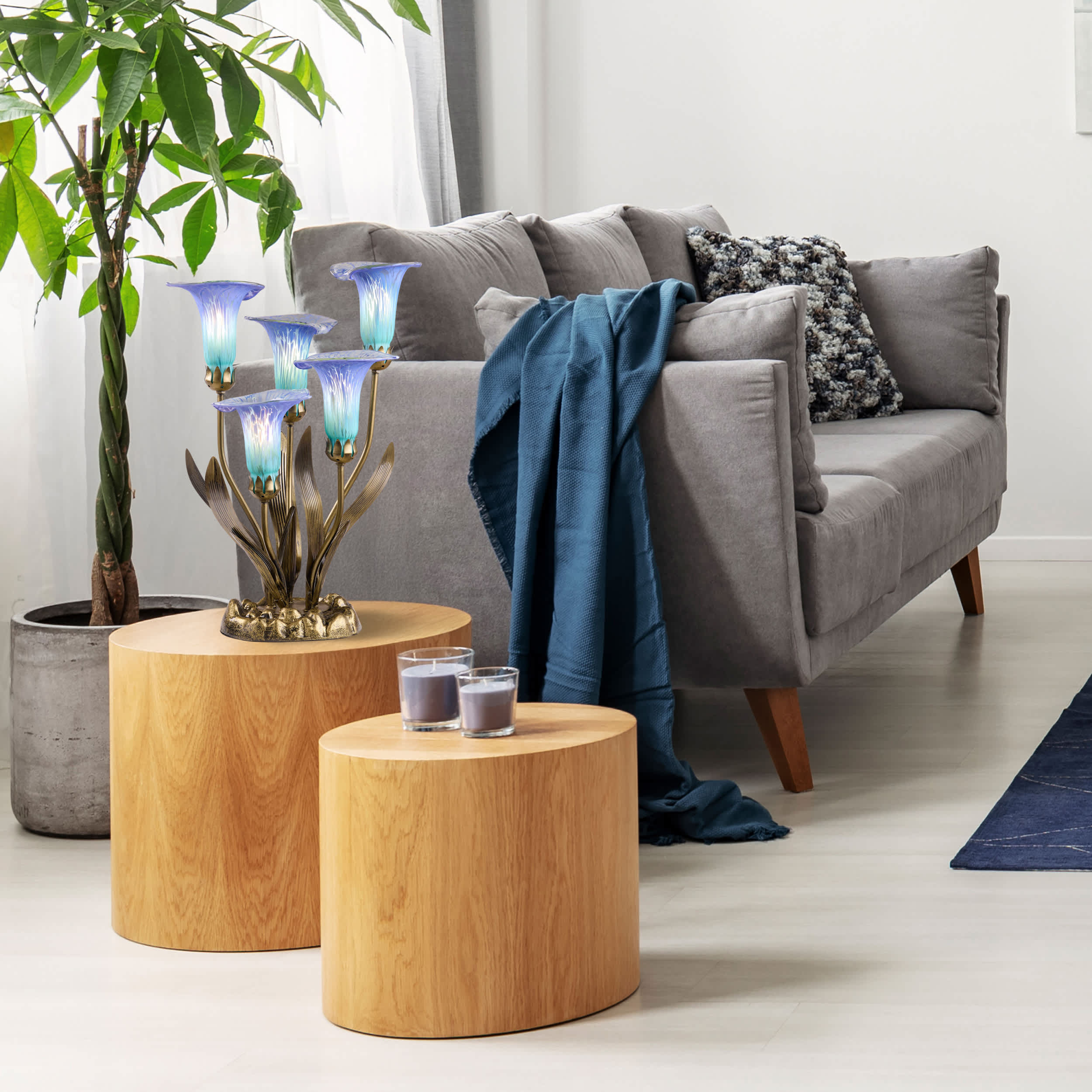 River of Goods Lily Lamp Up - Image 35