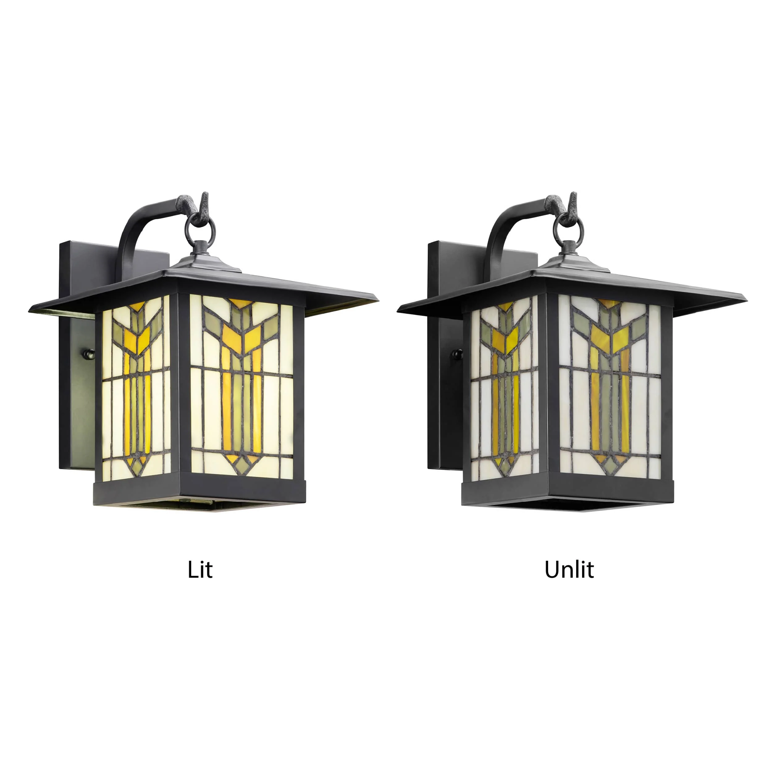 River of Goods Outdoor Wall Lamp, Beige and Orange - Image 4