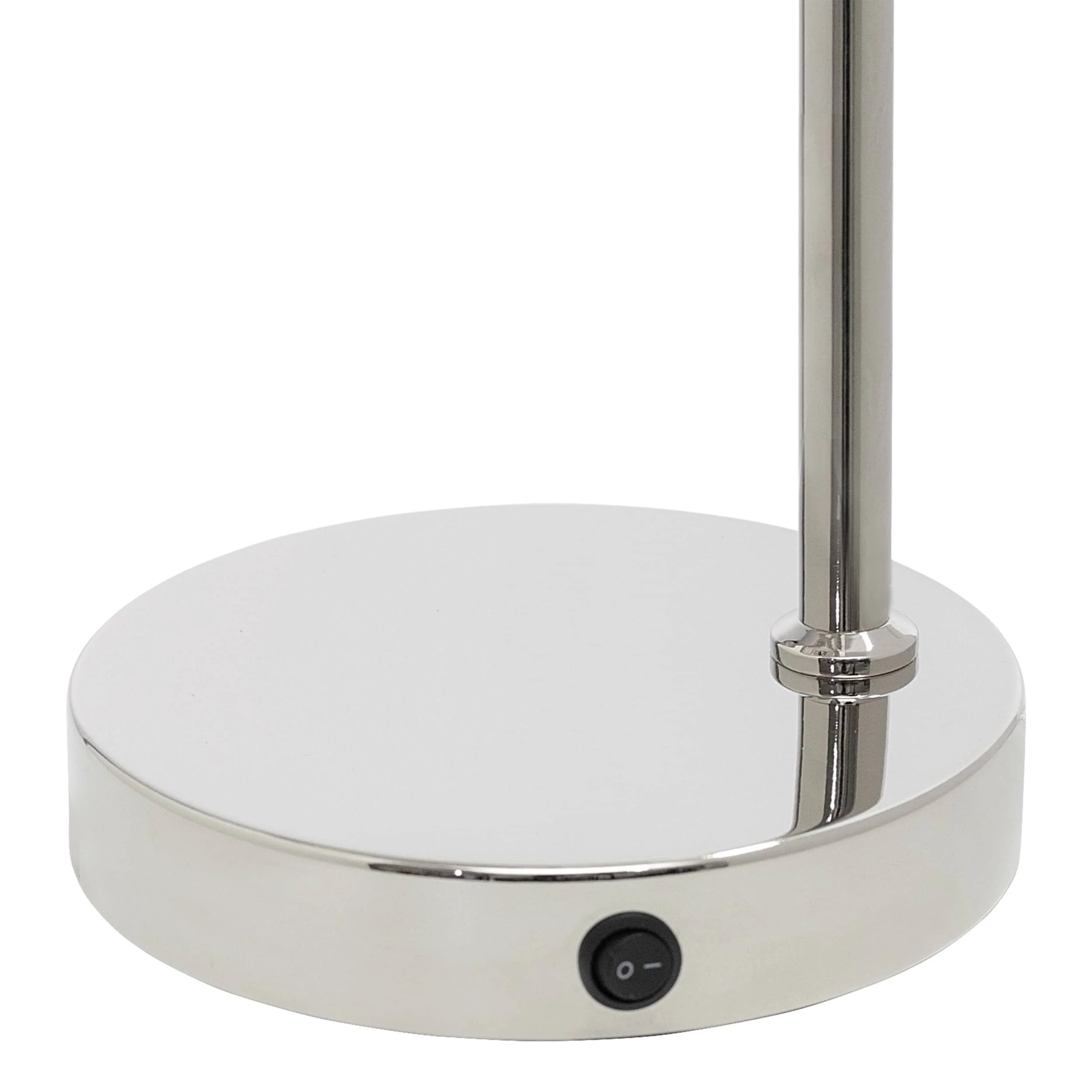River of Goods Silver Table Lamp with Decorative Shade and USB - Image 8