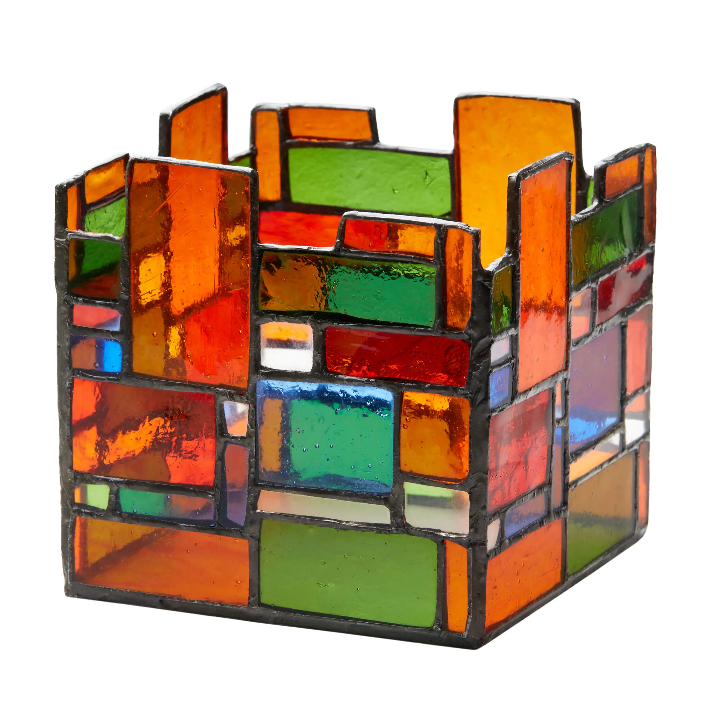River of Goods Stained Glass Candle Holder - Image 15