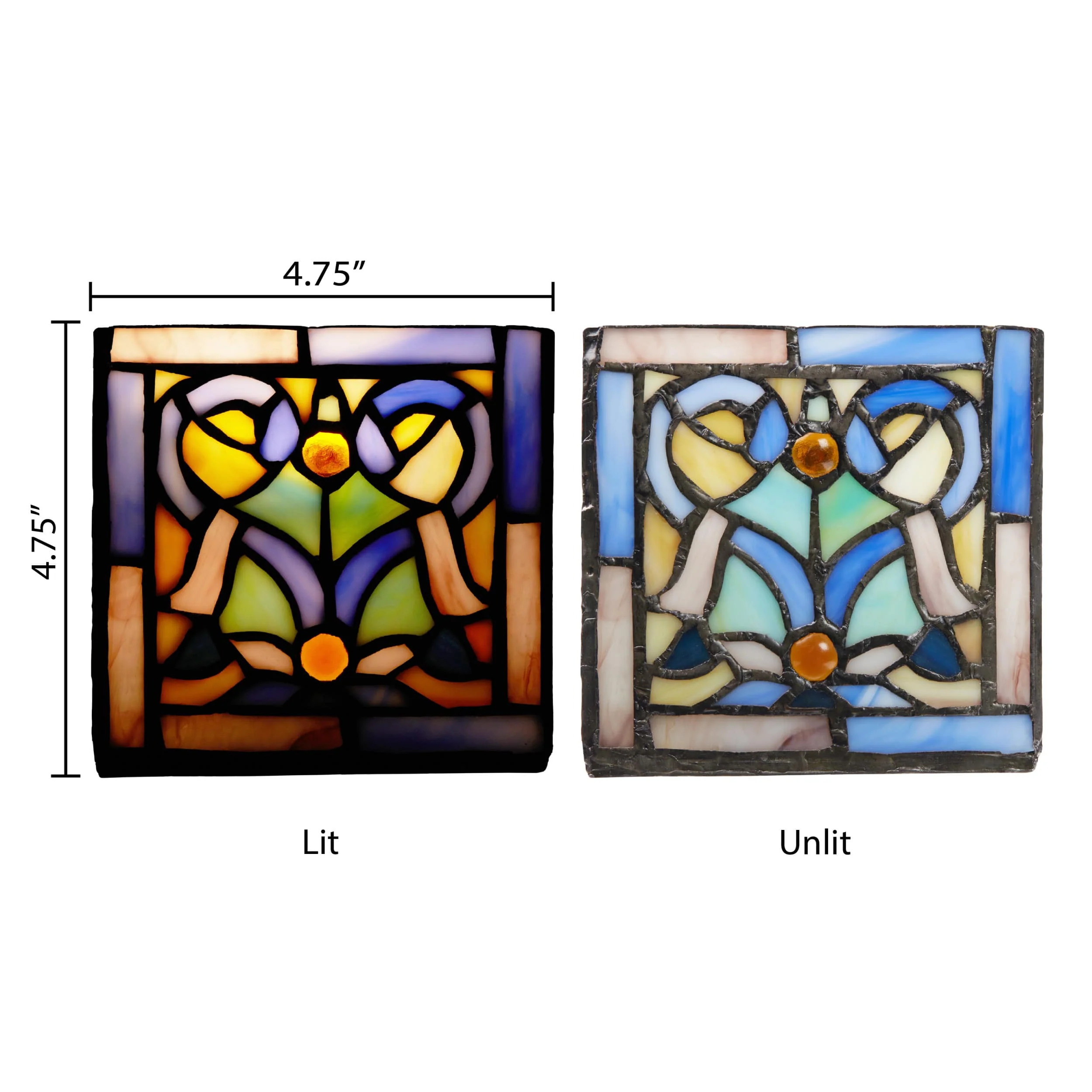 River of Goods Stained Glass Candle Holder - Image 21