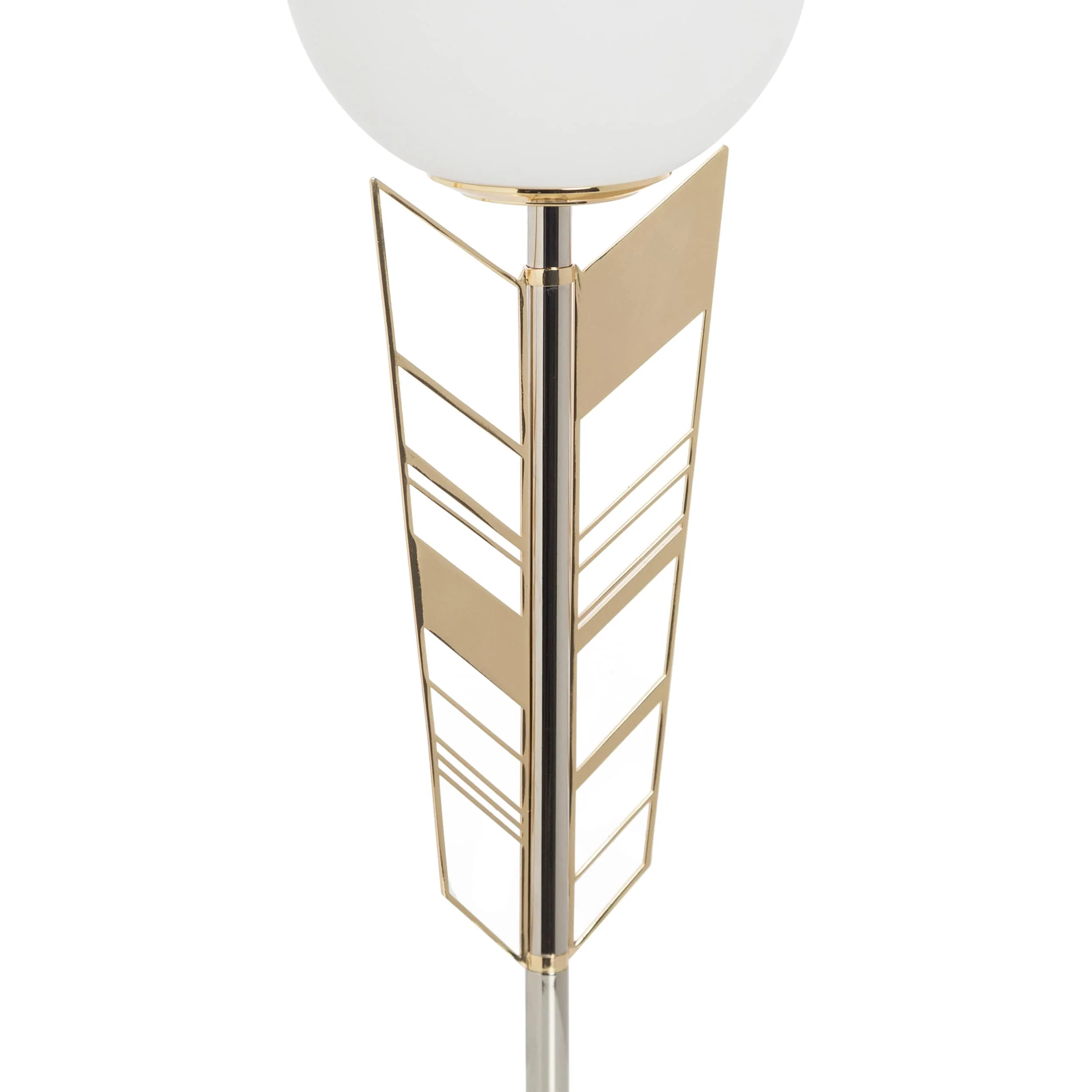 River of Goods Table Lamp with White Shade, Chevron Pattern - Image 14