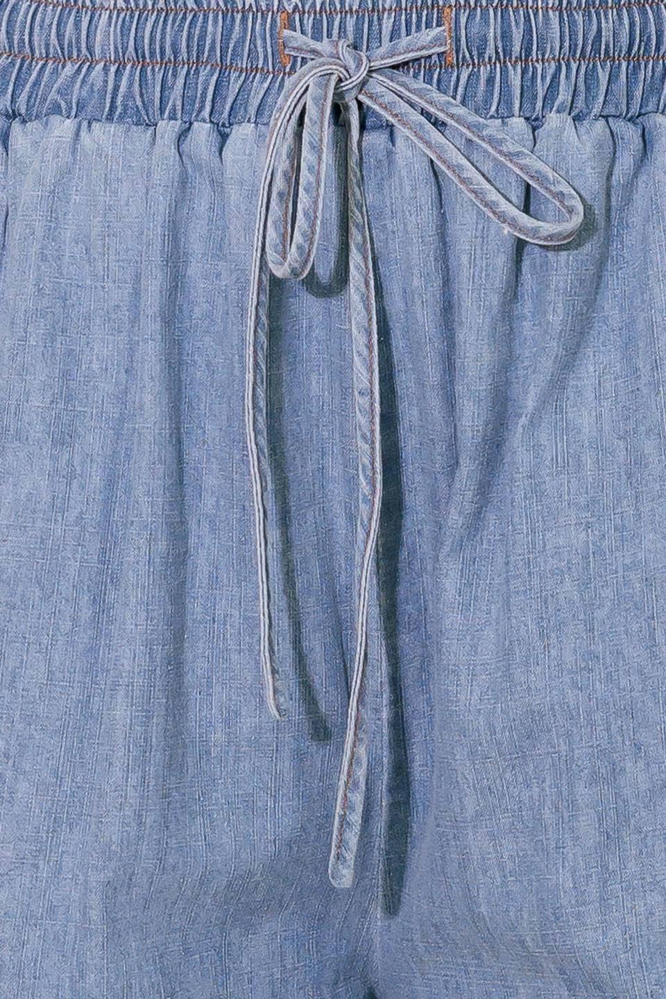 Riverside Sips Light Indigo Chambray Pants - Image 5