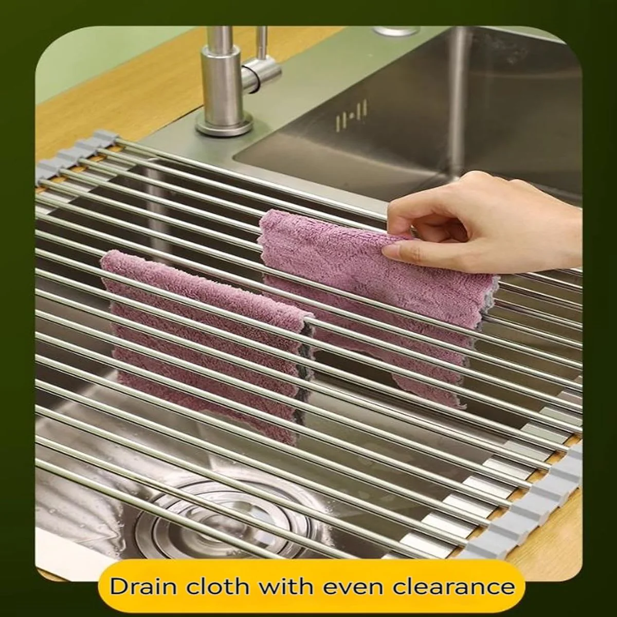 Roll Up Sink Drying Rack - Image 16